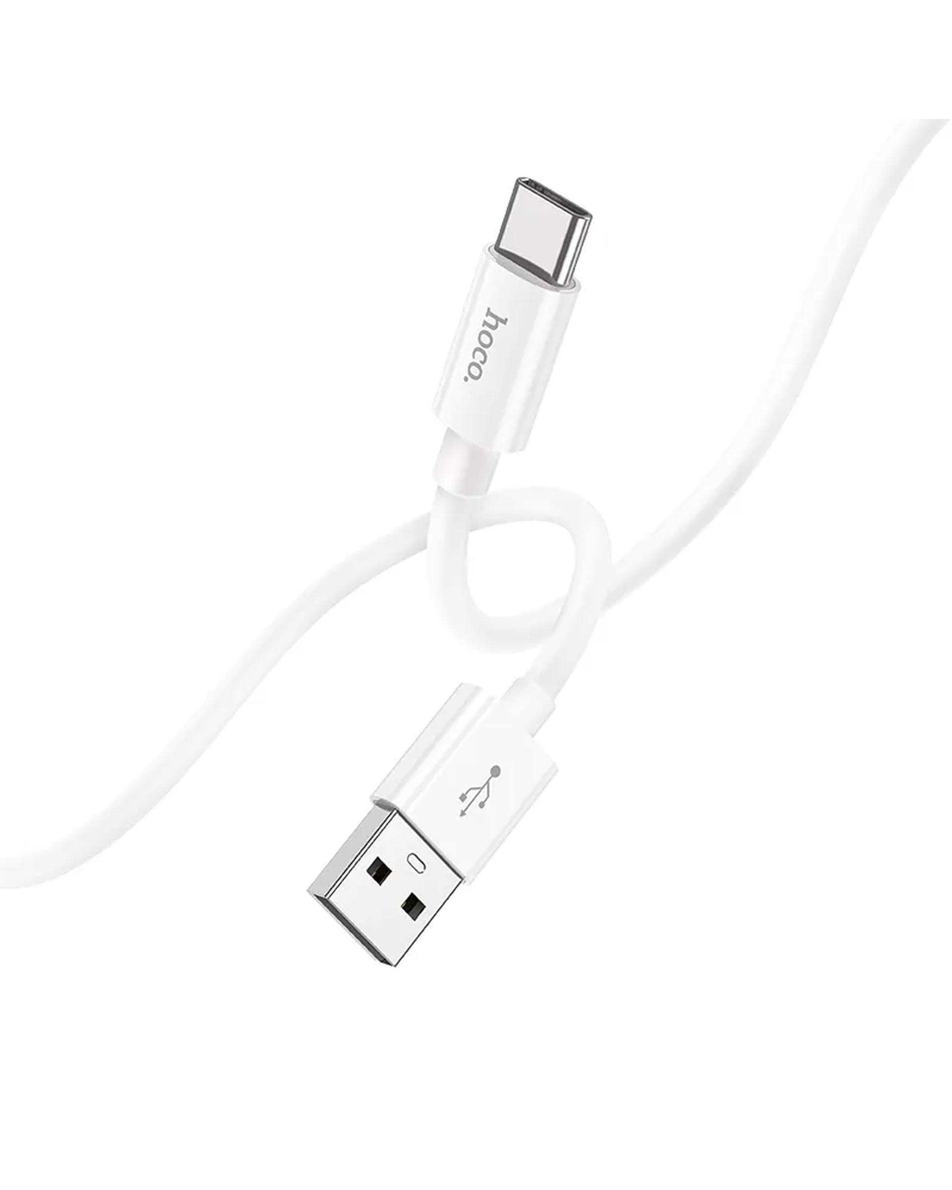 کابل شارژ سفید هوکو HOCO مدل X87 TYPE-C-1M