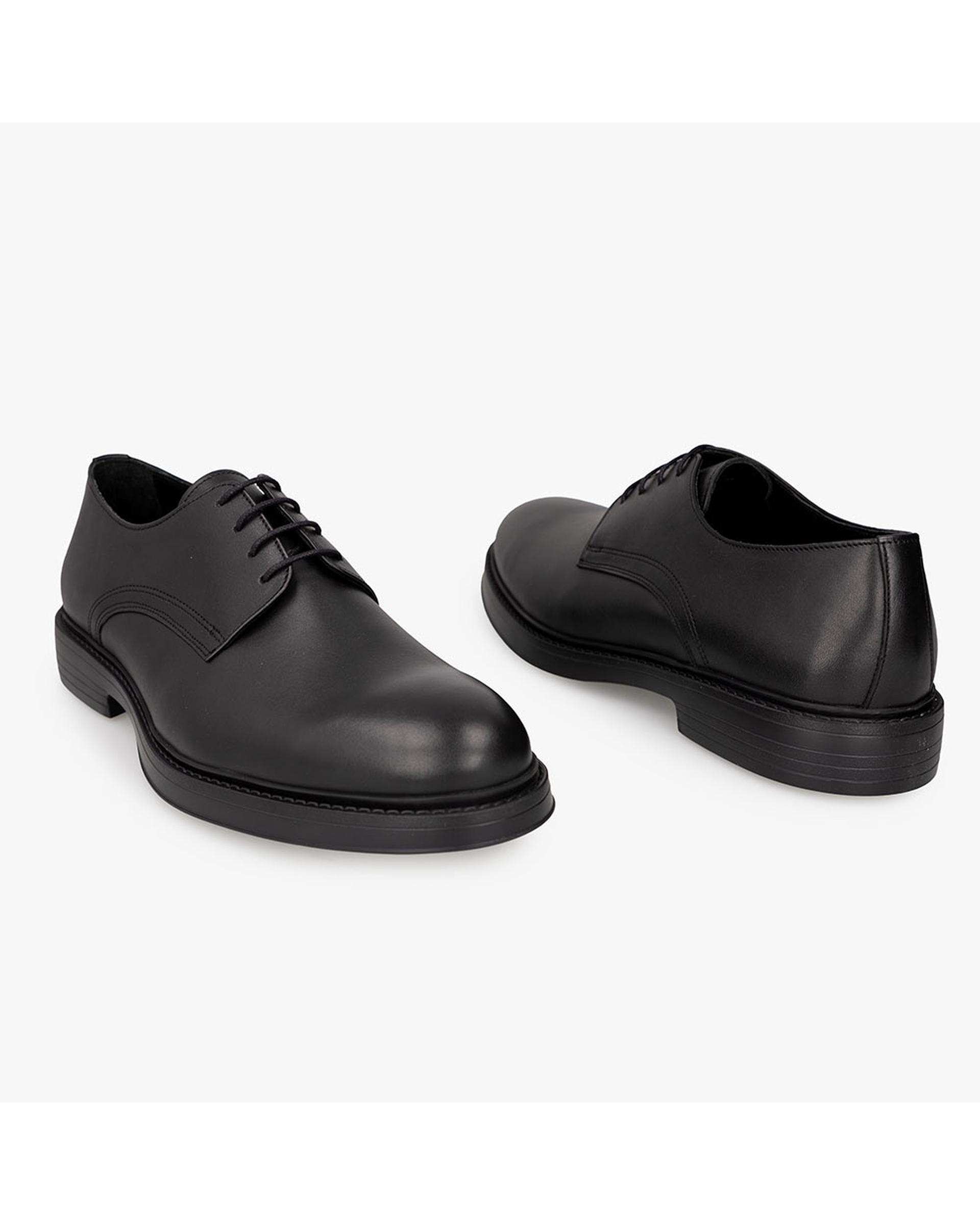 کفش چرم مردانه رسمی مشکی برتونیکس Berttonix کد K-4030