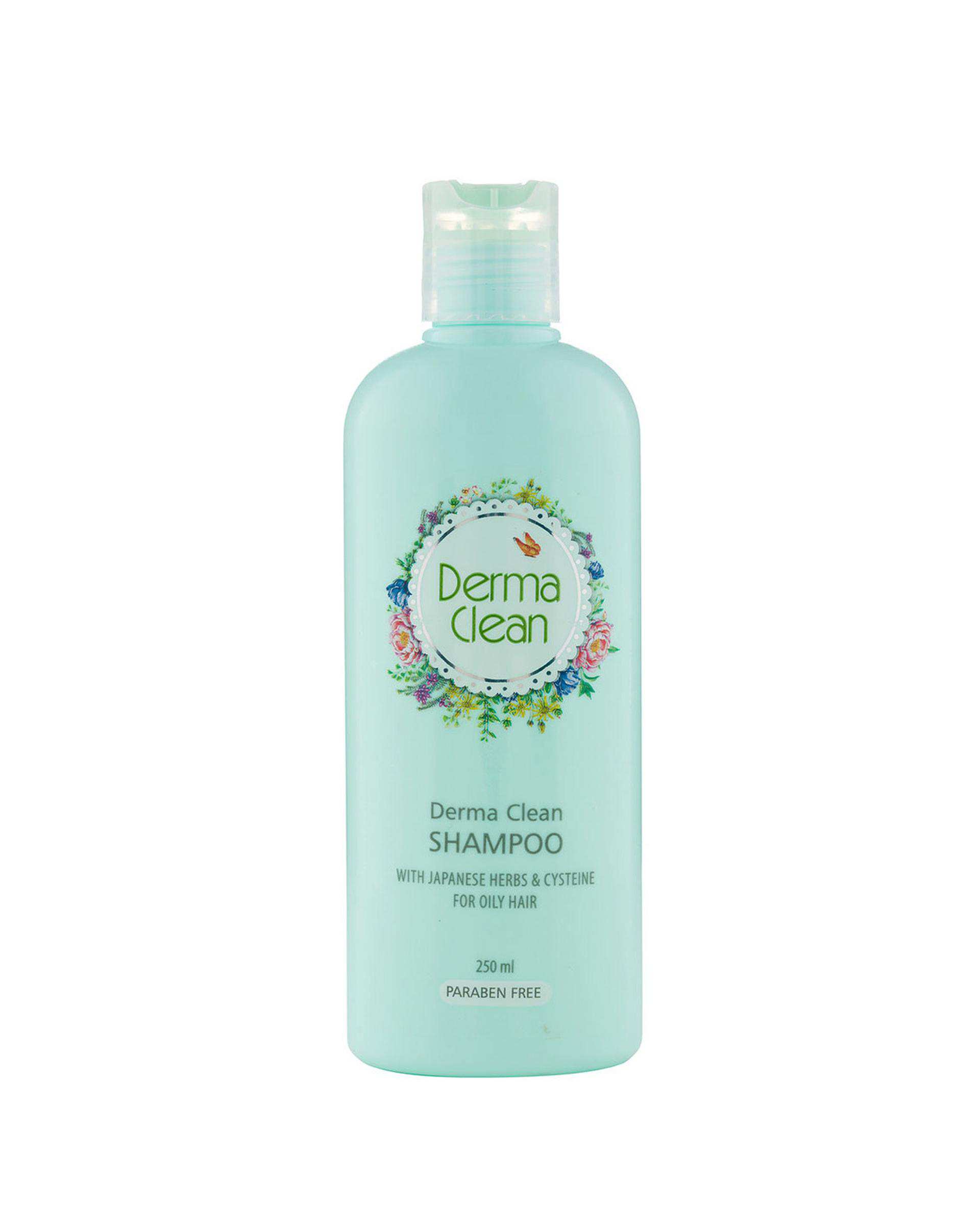 شامپو موهای چرب درماکلین Derma Clean حاوی عصاره گیاهان ژاپنی و سیستئین 250ml