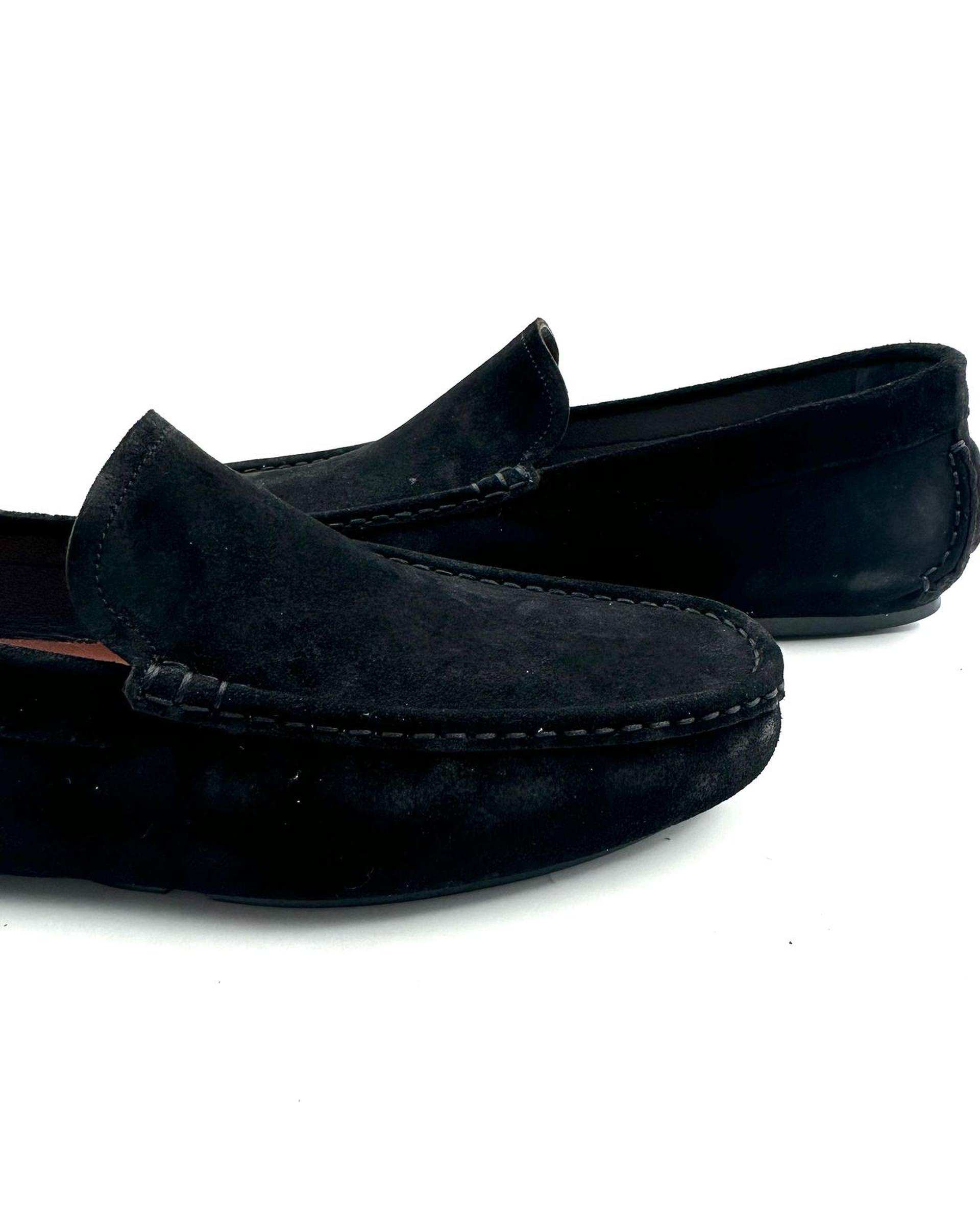کفش کالج چرم مردانه طبی جیر مشکی چرم میخچی Mikhchi Leather مدل K1
