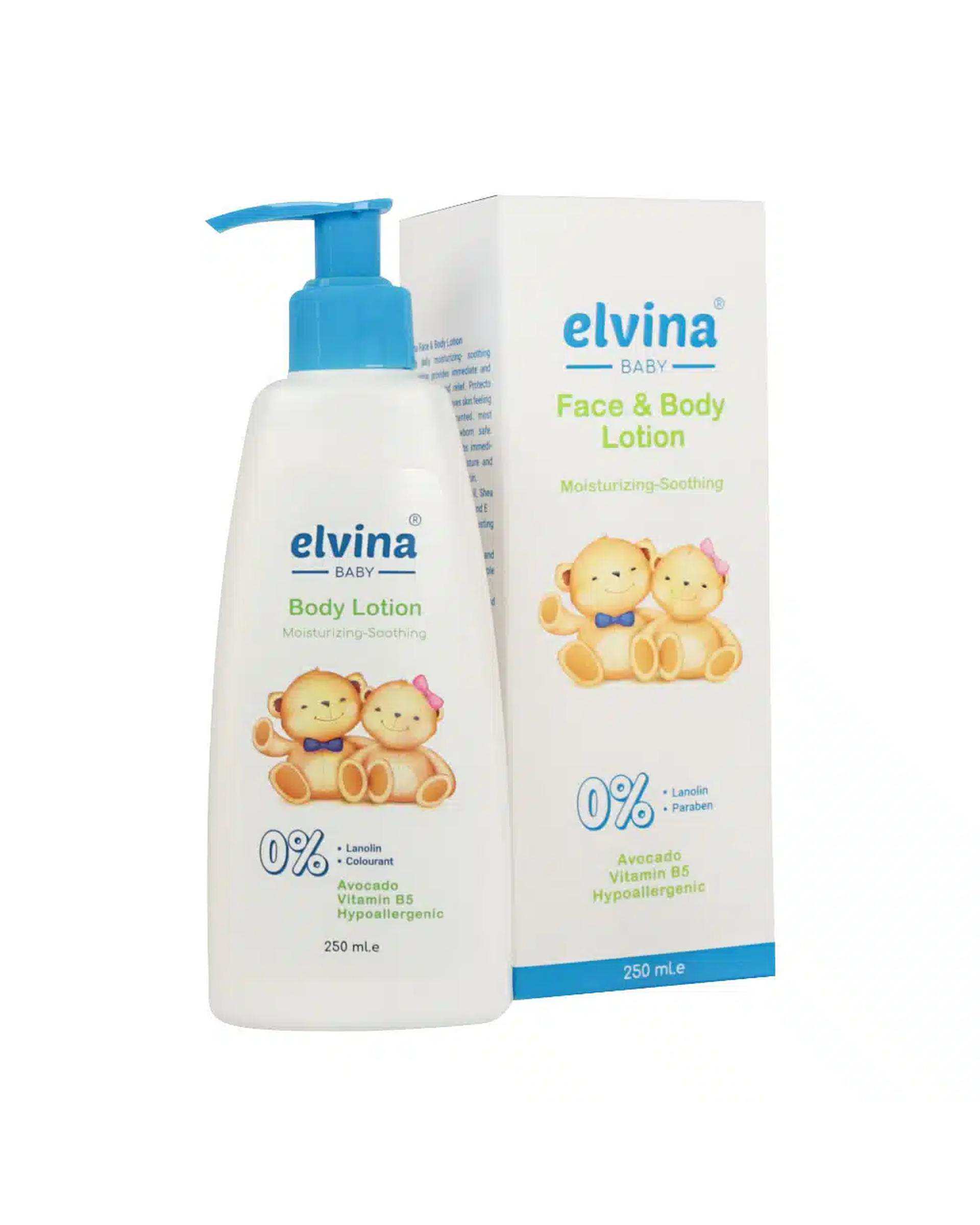 لوسیون بدن کودک الوینا Elvina حجم 250ml