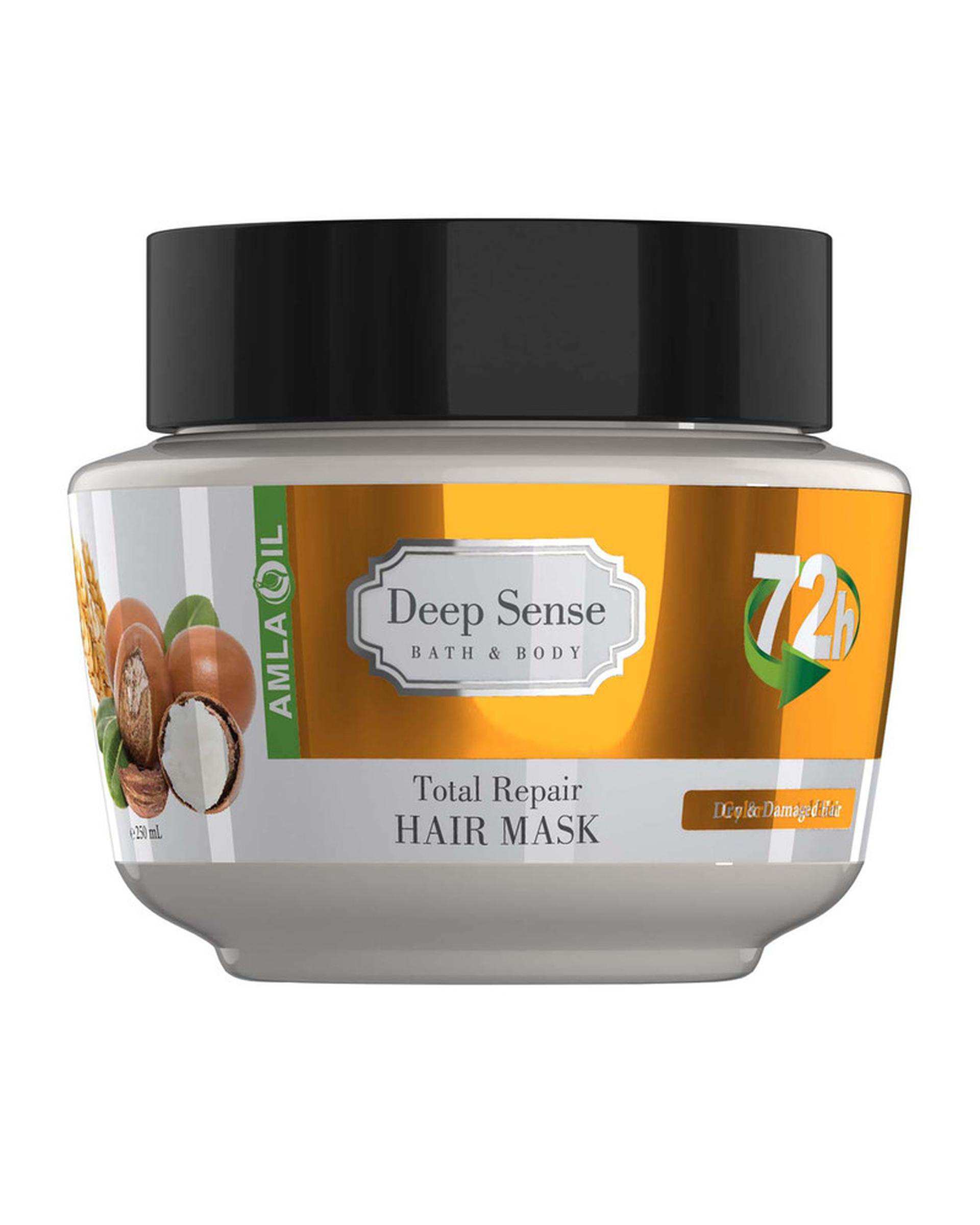 ماسک مو رطوبت رسان دیپ سنس Deep Sense مناسب مو خشک حاوی شی باتر حجم 250ml