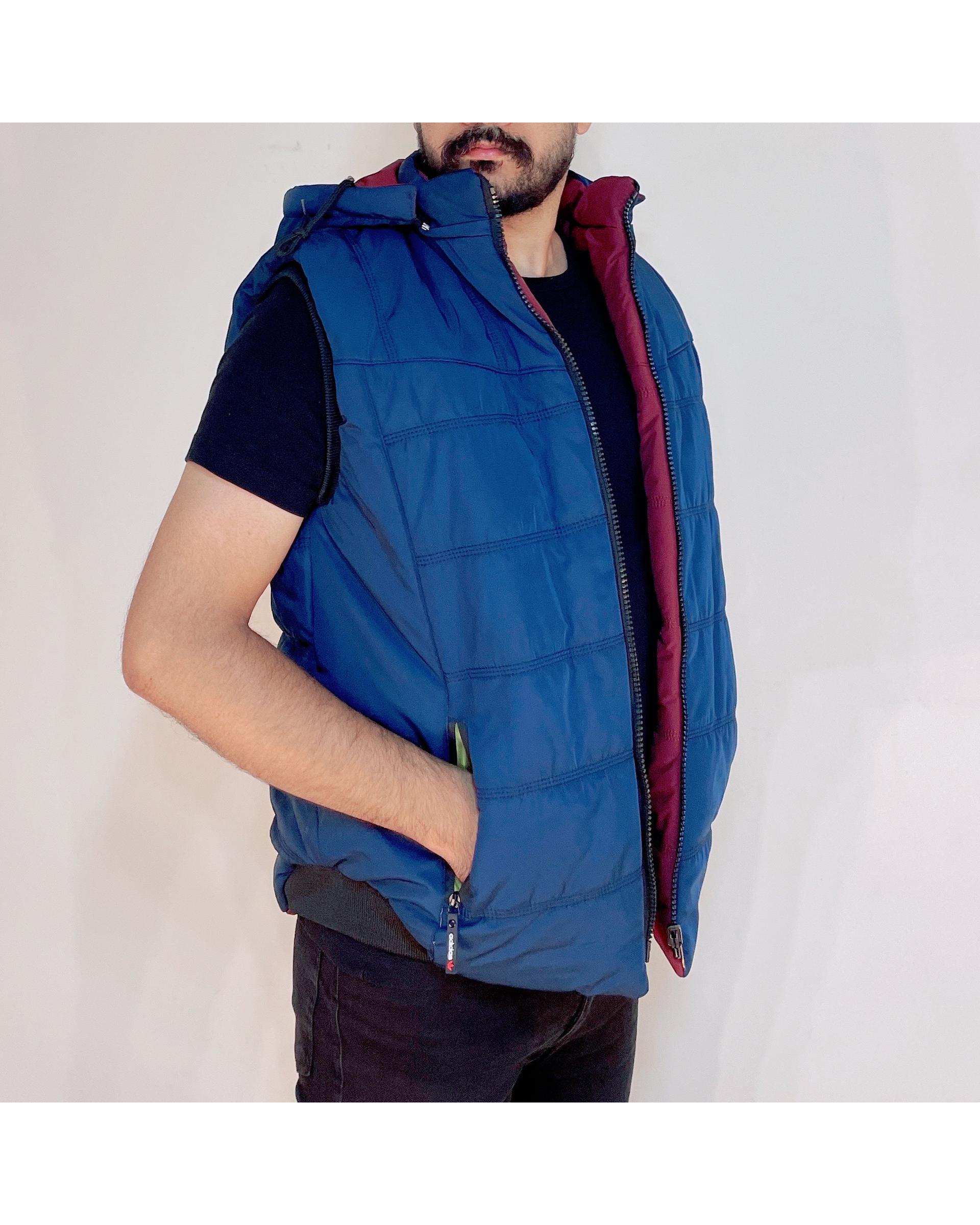 پافر مردانه دورو ضد آب سرمه ای زرشکی دیورسو Diverso کد 4676