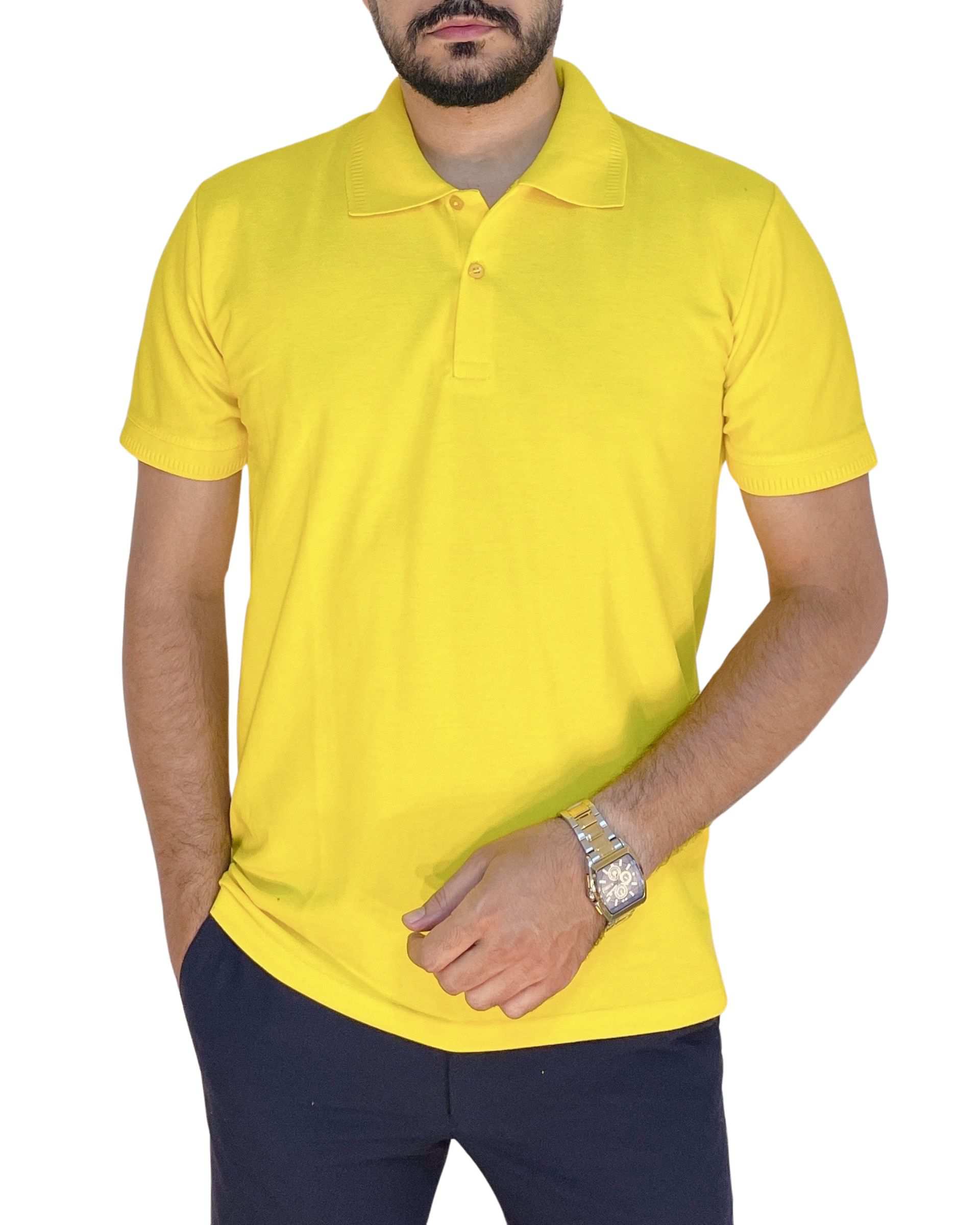 پولوشرت مردانه زرد دیورسو Diverso کد 4690