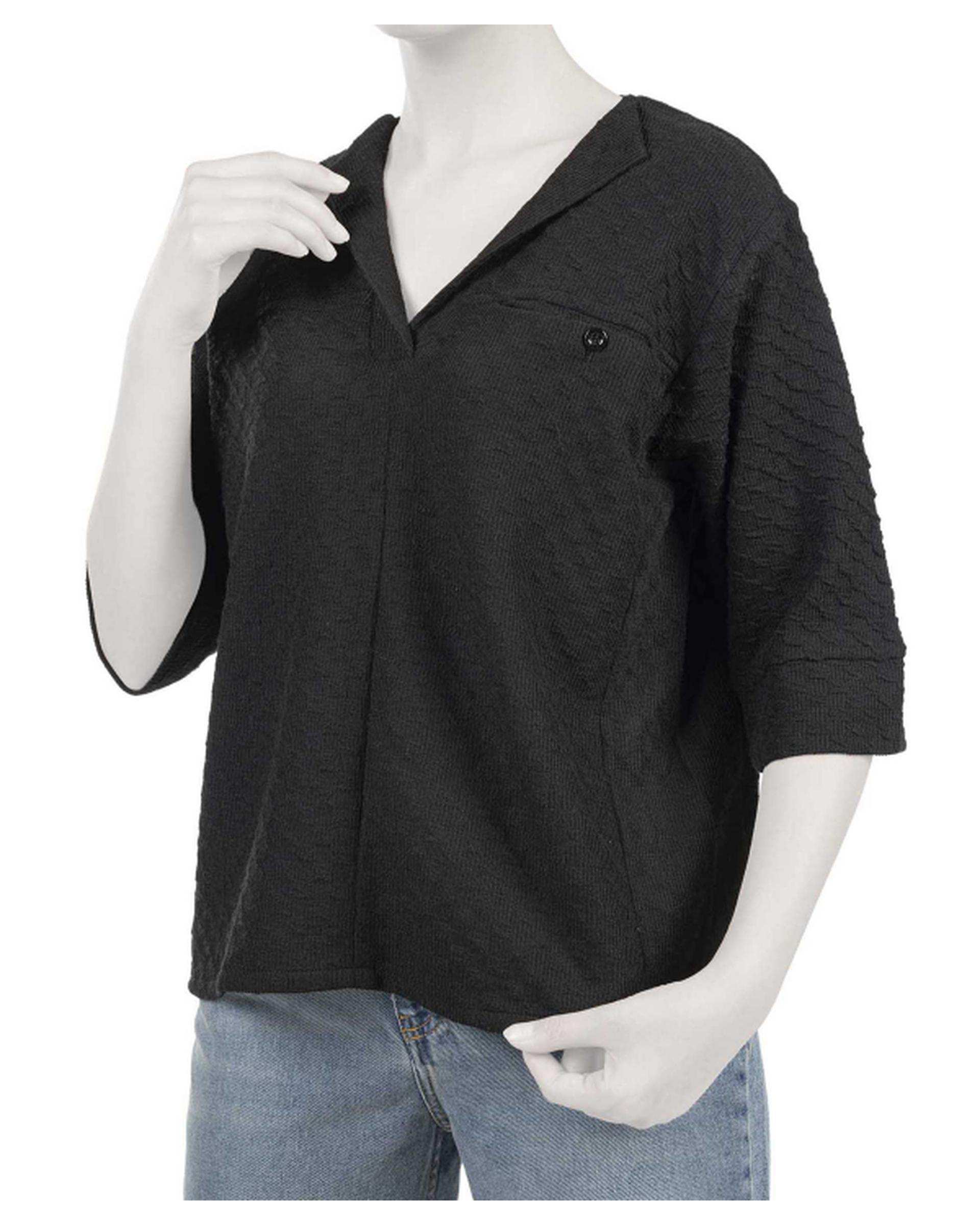 بلوز زنانه مشکی آر ان اس RNS کد 11272372