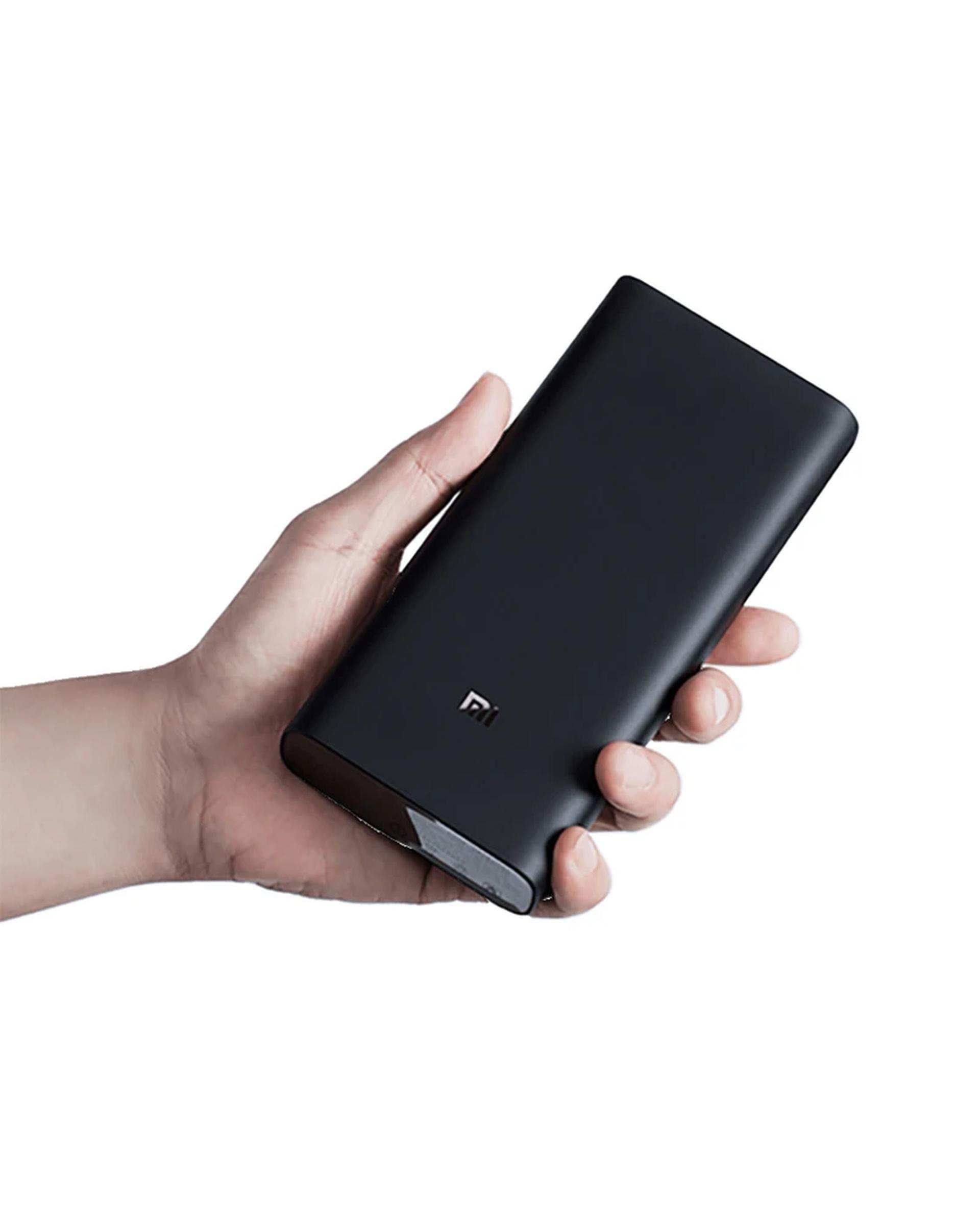 پاوربانک مشکی شیائومی Xiaomi مدل PB2050SZM ظرفیت 20000 میلی آمپر ساعت