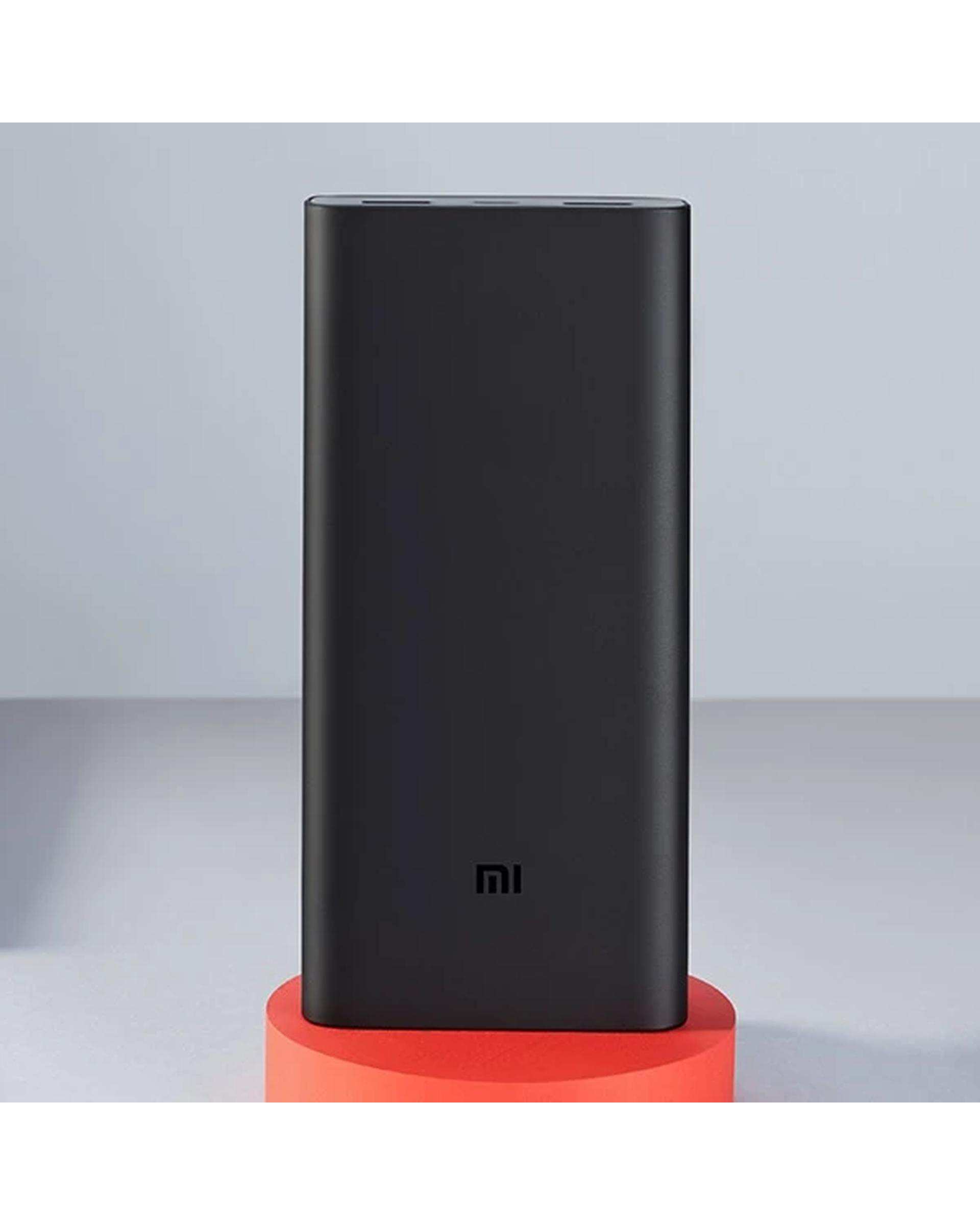 پاوربانک مشکی شیائومی Xiaomi مدل PB2050SZM ظرفیت 20000 میلی آمپر ساعت