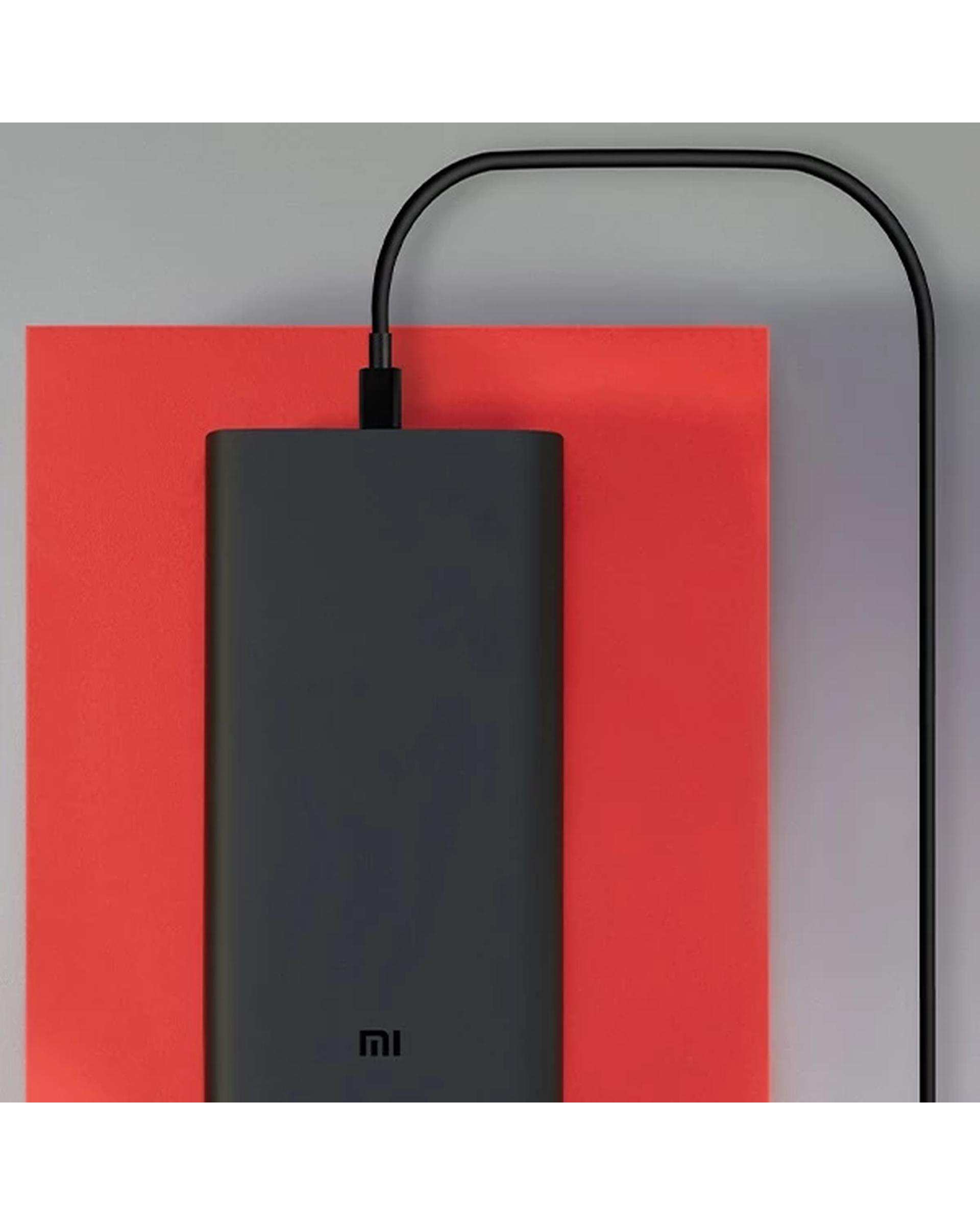 پاوربانک مشکی شیائومی Xiaomi مدل PB2050SZM ظرفیت 20000 میلی آمپر ساعت