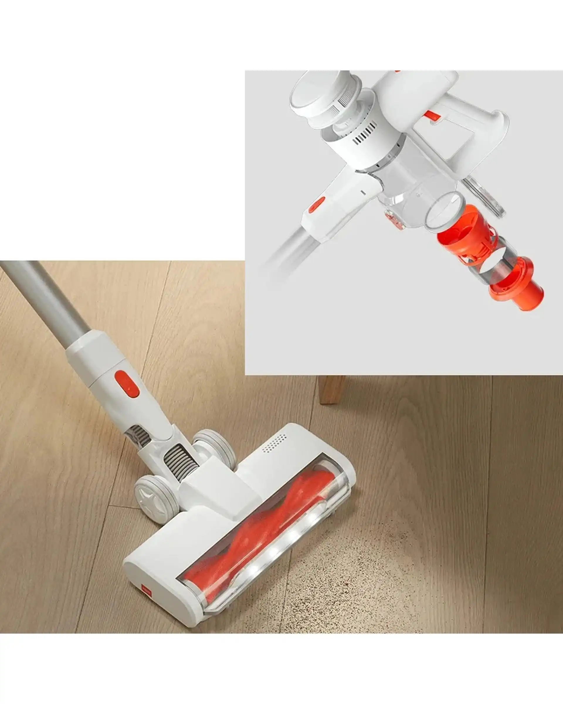 جارو شارژی و دستی سفید شیائومی Xiaomi مدل Xiaomi Vacuum Cleaner G20 Lite