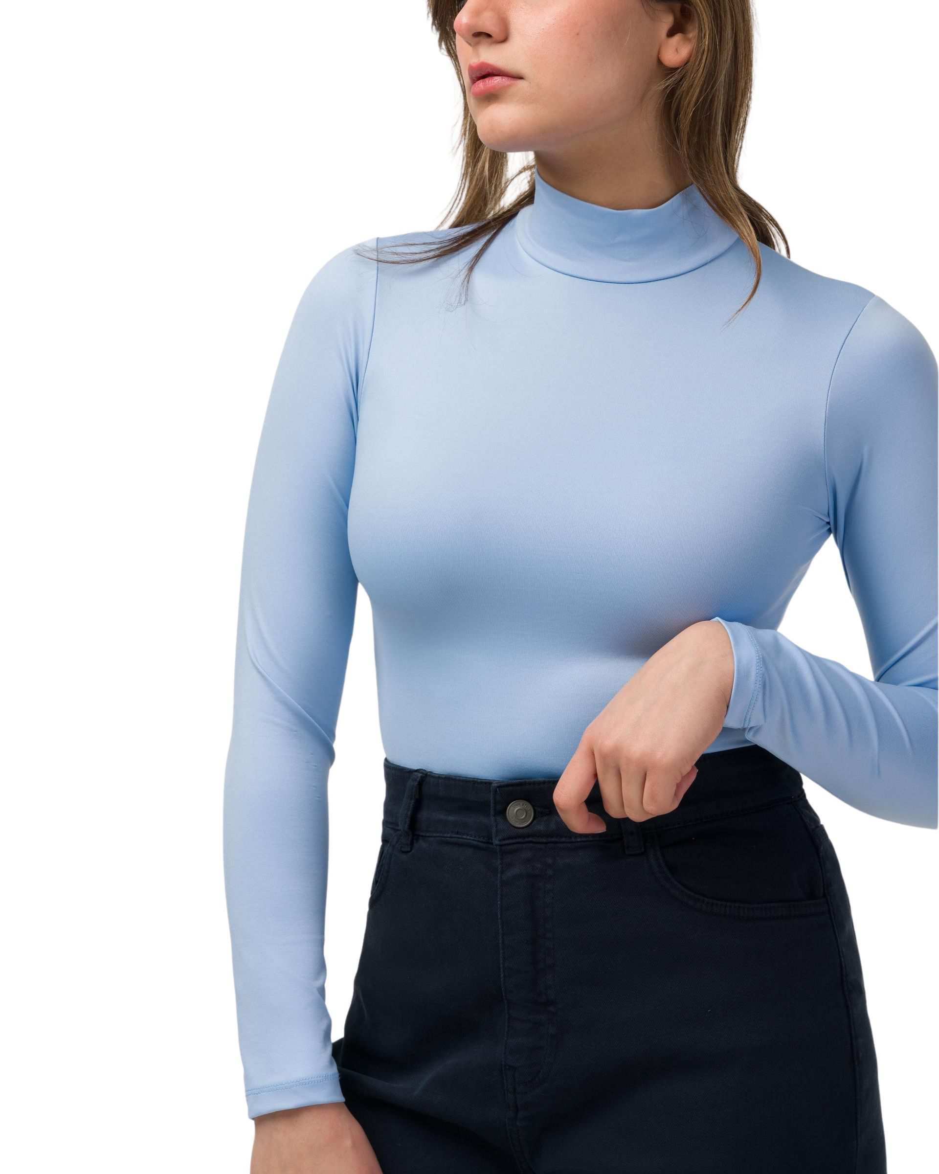 بلوز زنانه آبی نیواریا Nivarya کد 0031
