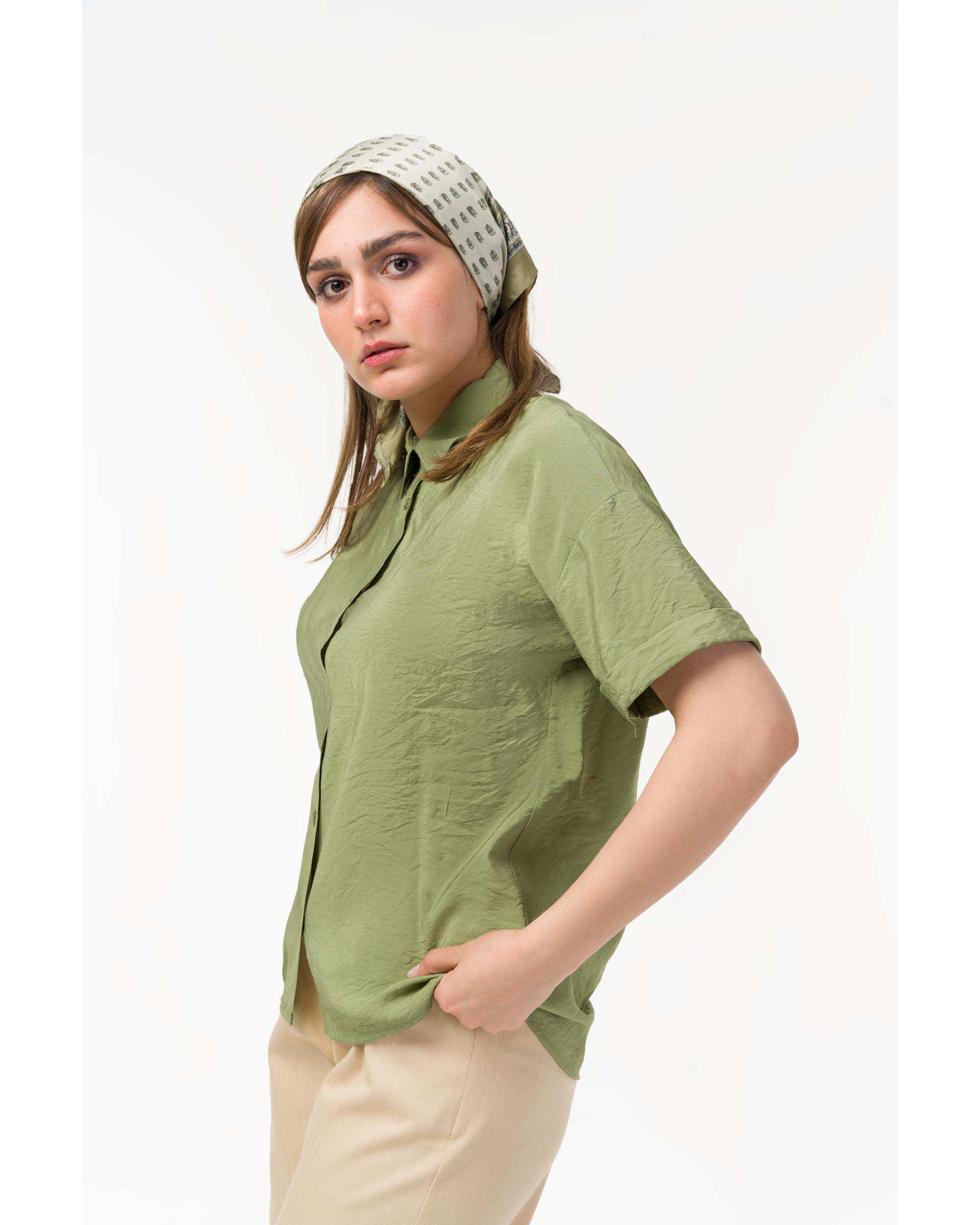 شومیز زنانه سبز نیواریا Nivarya کد 0076