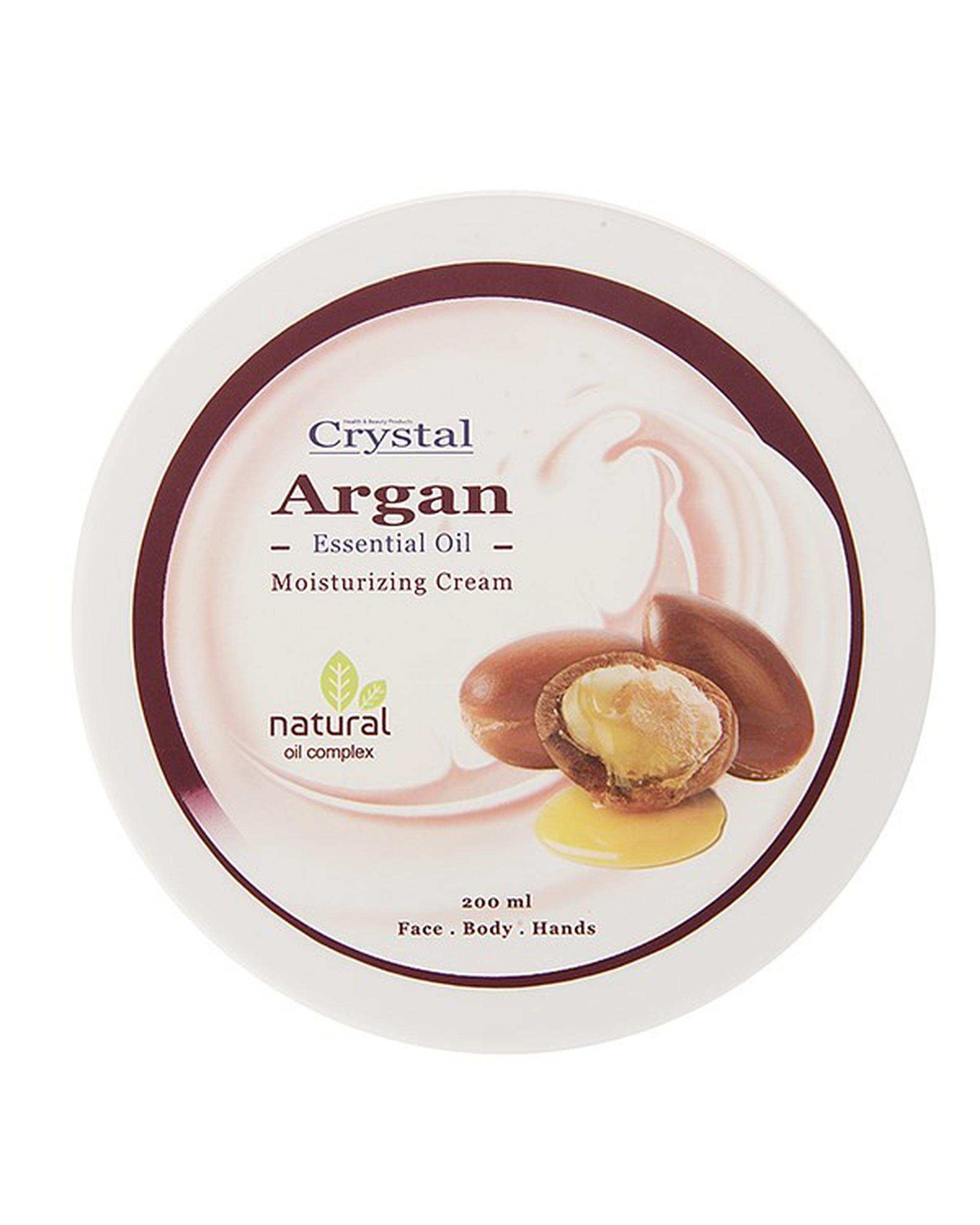 کرم مرطوب کننده صورت و بدن آرگان کریستال Crystal حجم 200ml