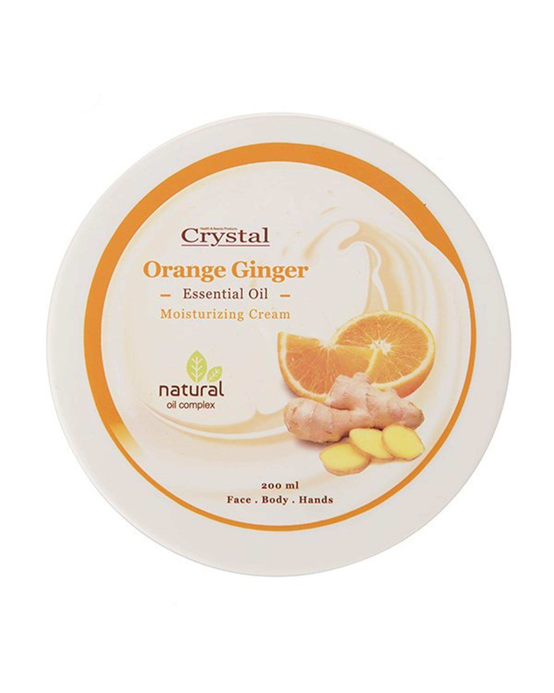 کرم مرطوب کننده صورت و بدن پرتقال و زنجبیل کریستال Crystal