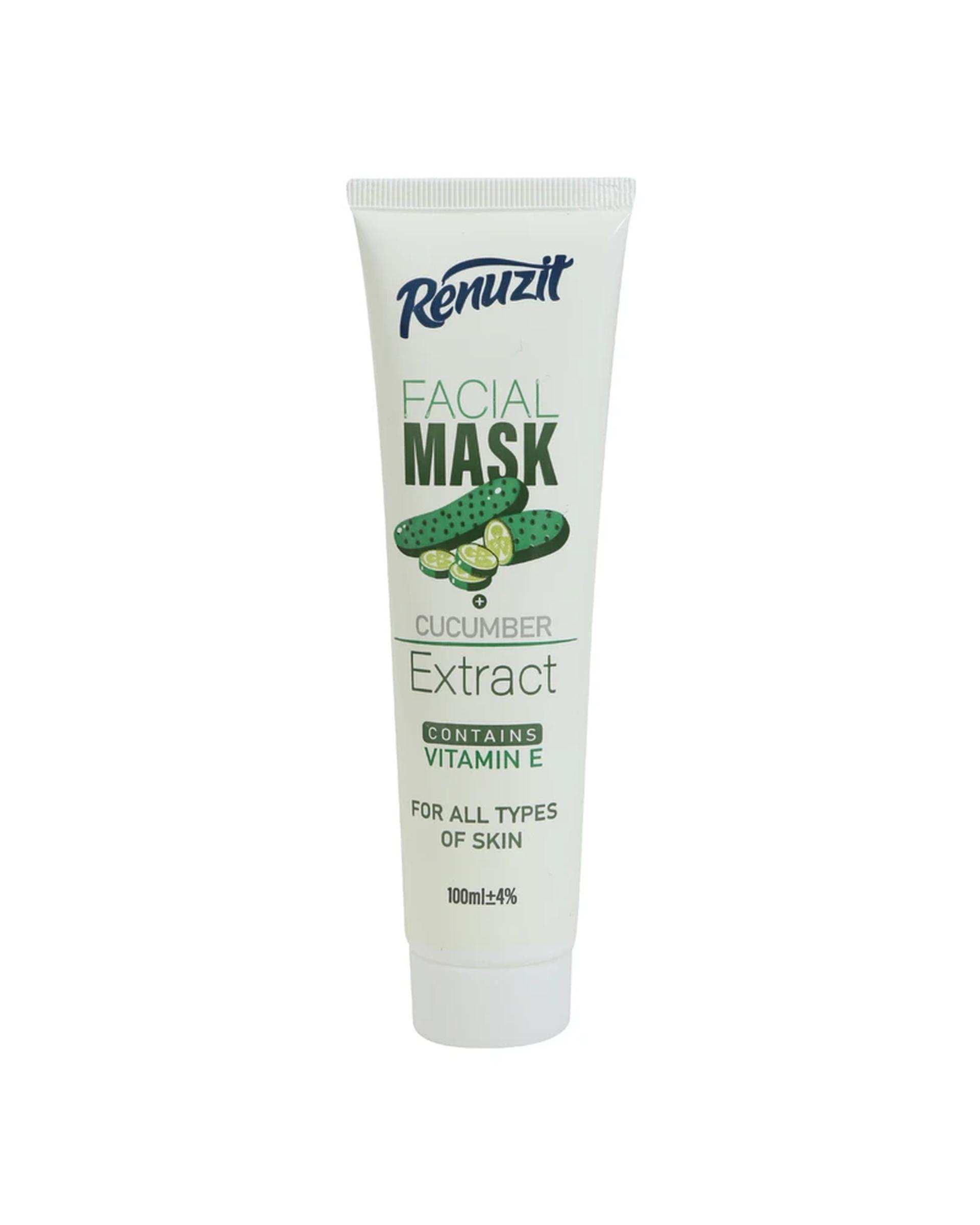 ماسک صورت رینوزیت Renuzit حاوی عصاره خیار 100ml