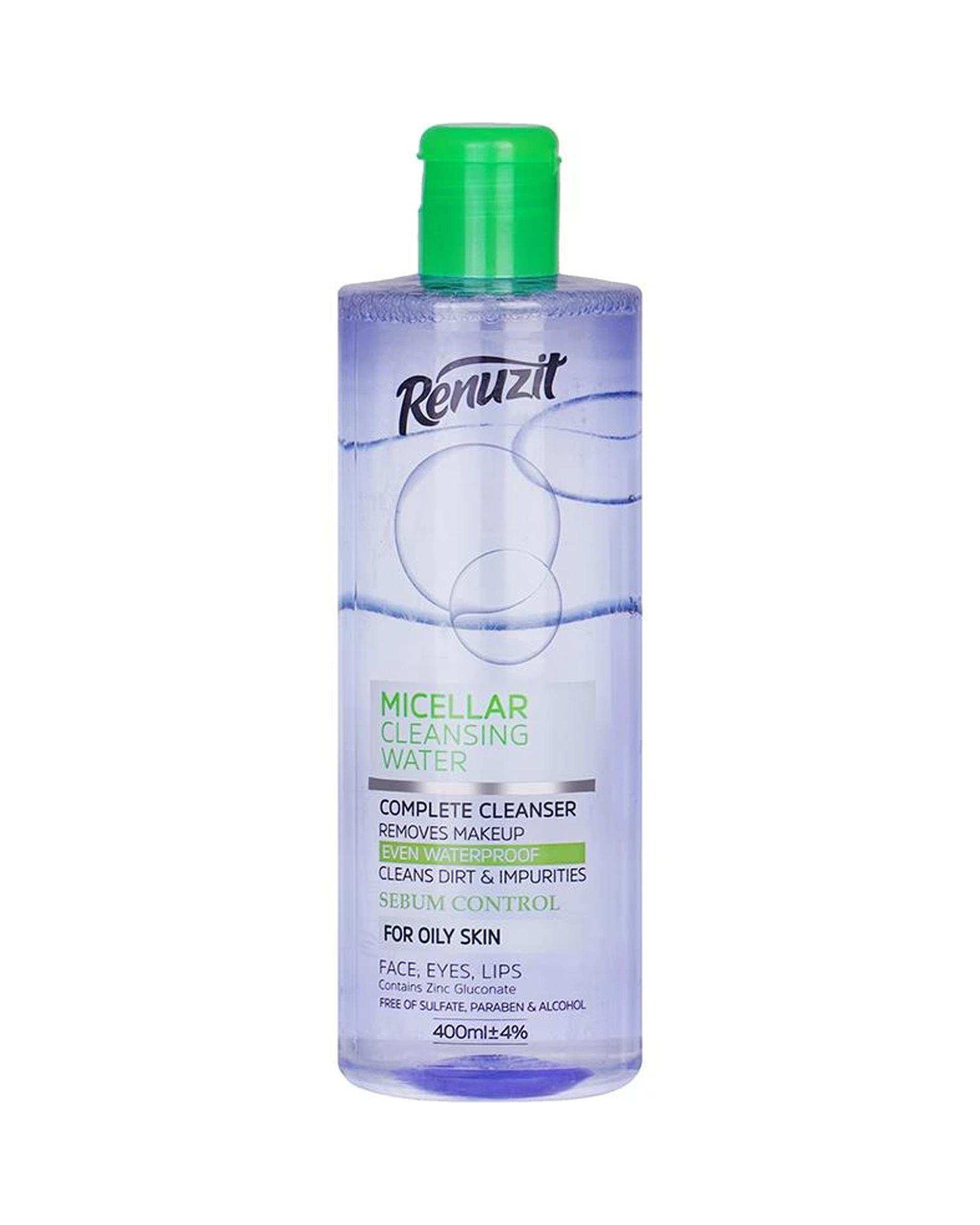 میسلار واتر رینوزیت Renuzit مناسب پوست چرب 400ml