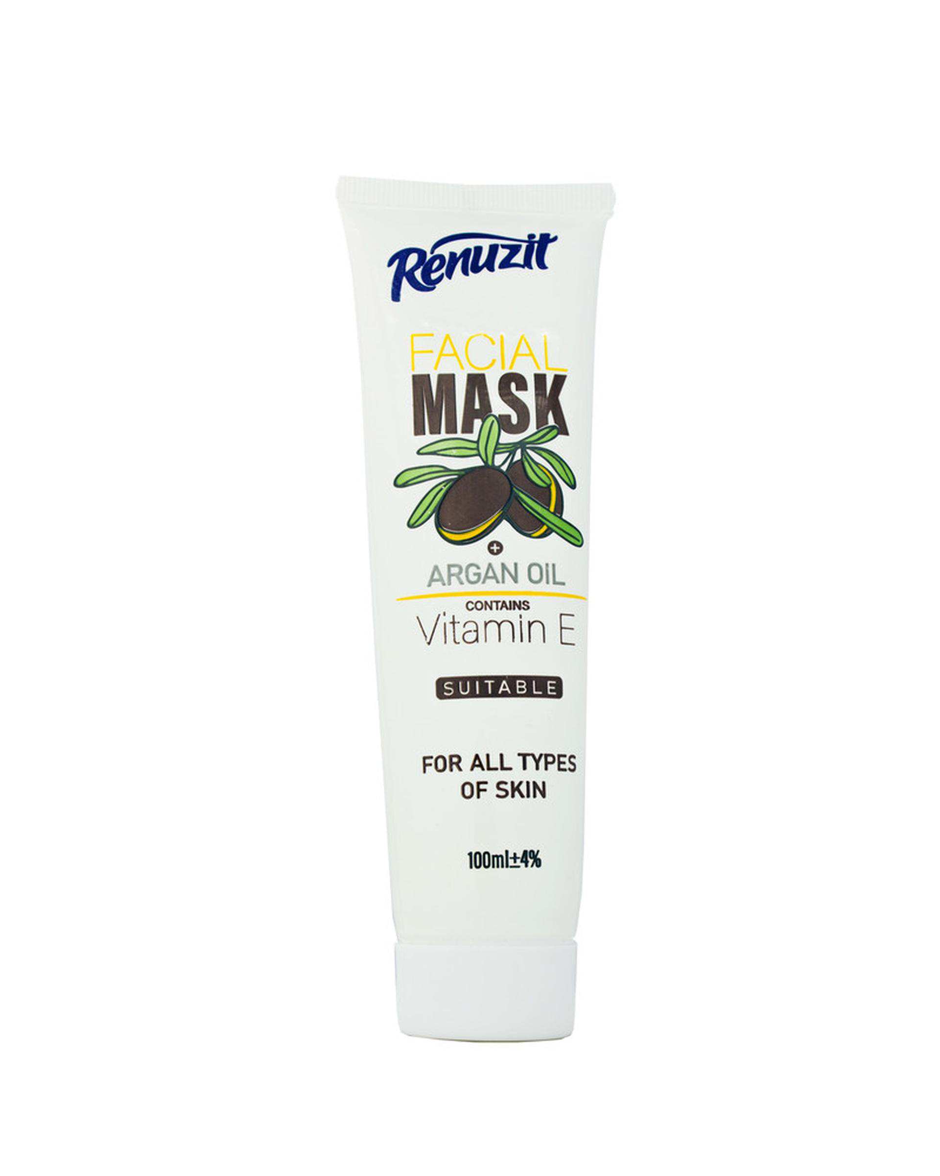 ماسک صورت رینوزیت Renuzit حاوی روغن آرگان 100ml