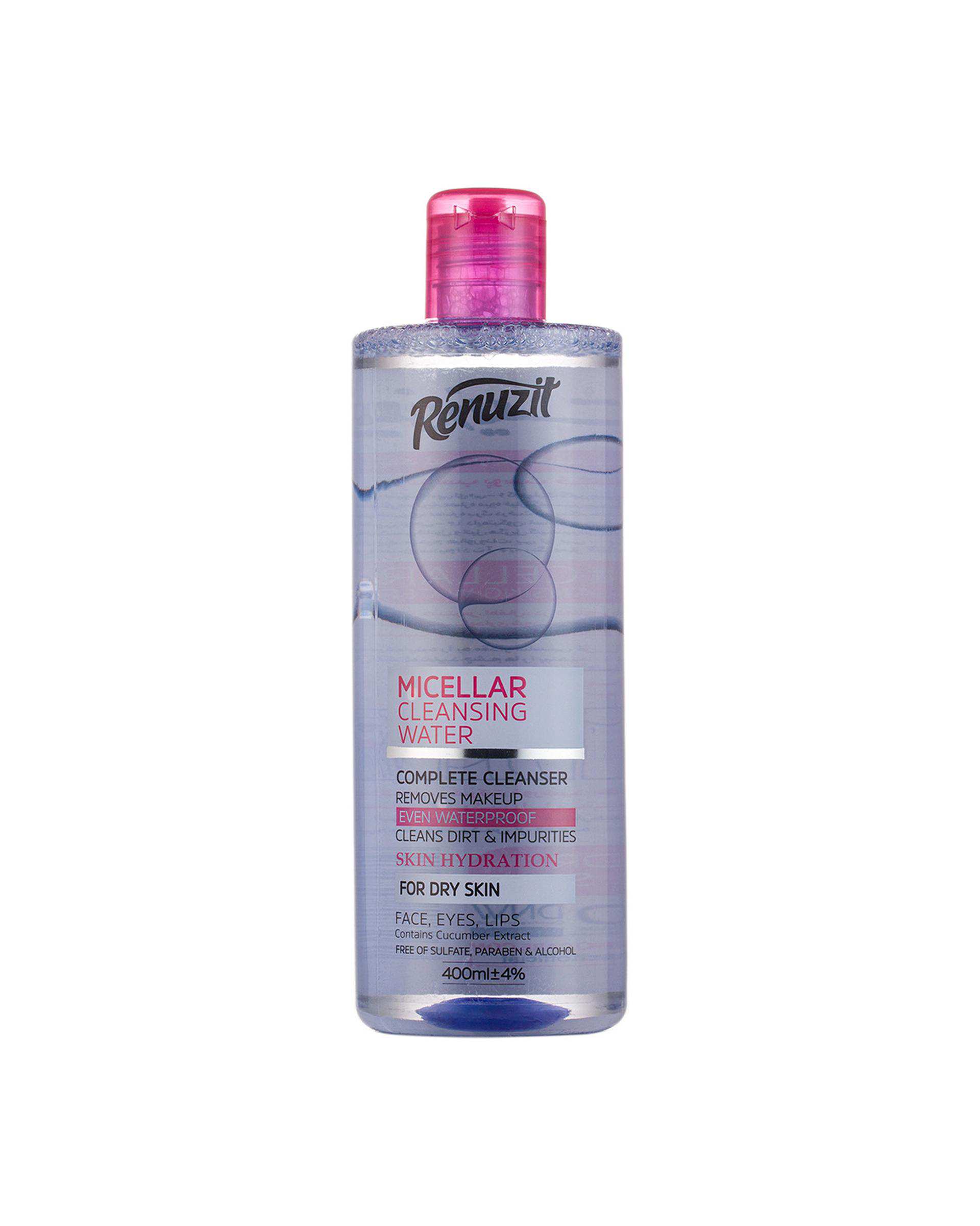 میسلار واتر رینوزیت Renuzit مدل Dry Skin مناسب پوست خشک 400ml