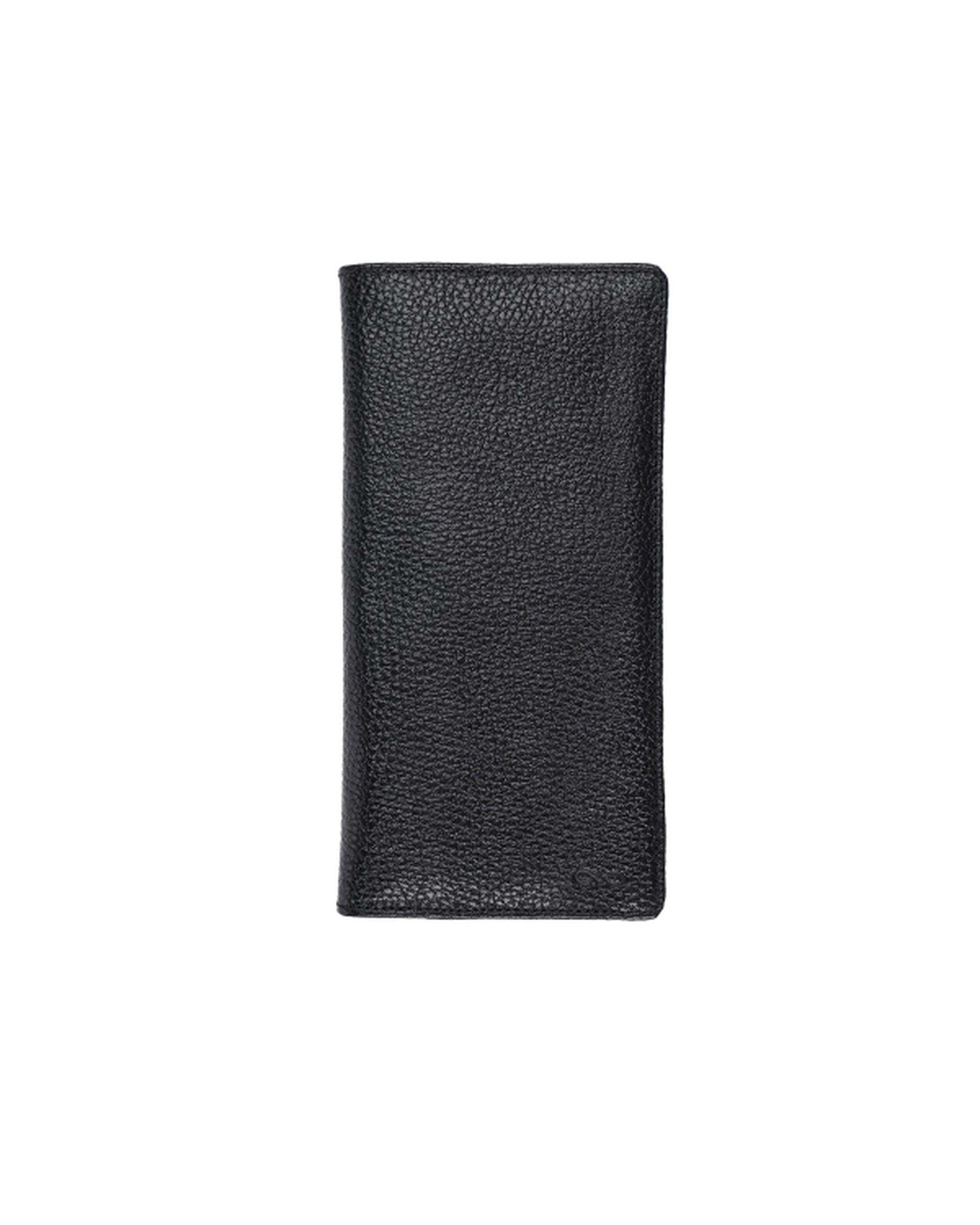 کیف پول چرم مشکی صاد Saad مدل RZ6001