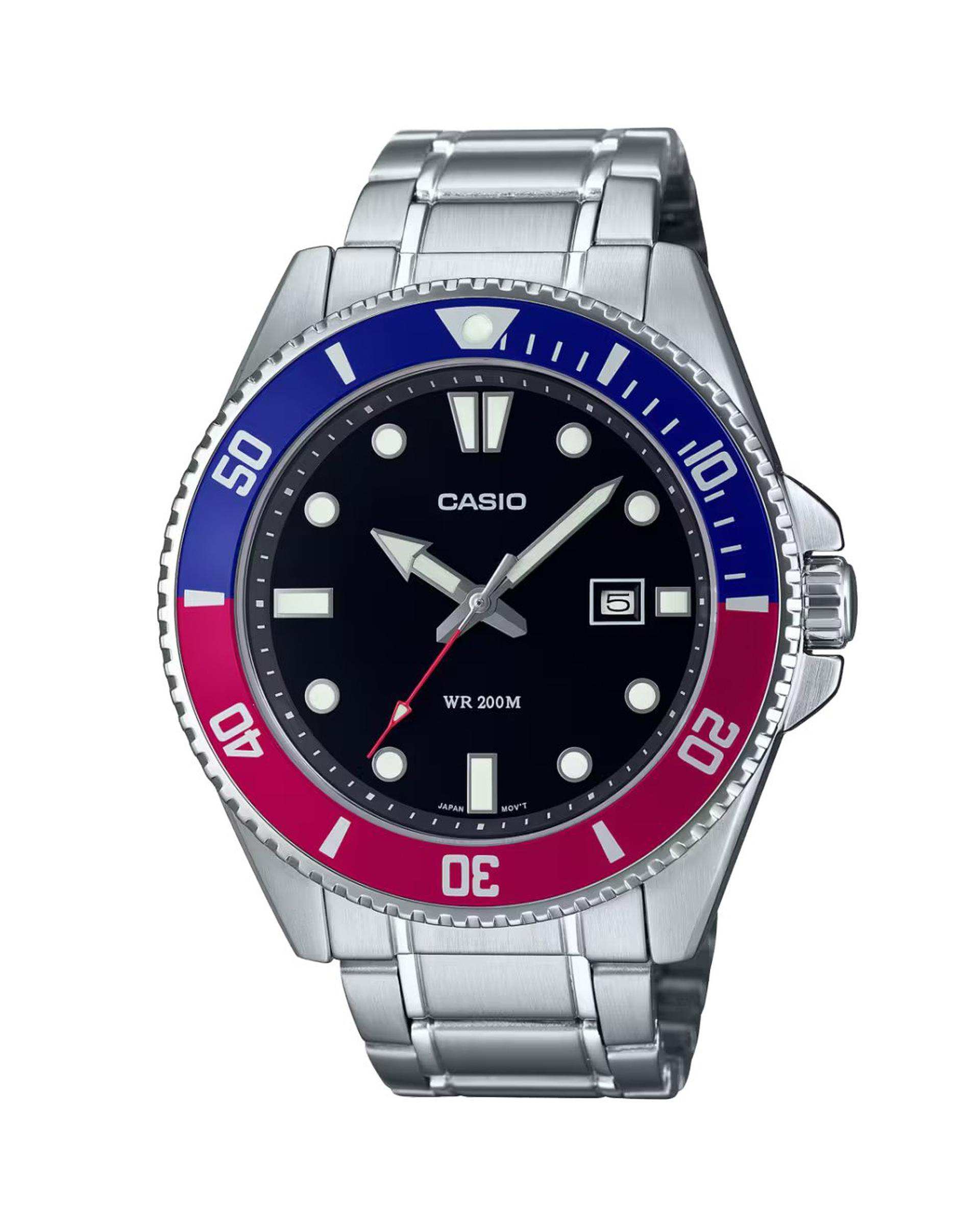 ساعت مچی مردانه عقربه ای کاسیو Casio مدل MDV-107D-1A3VDF