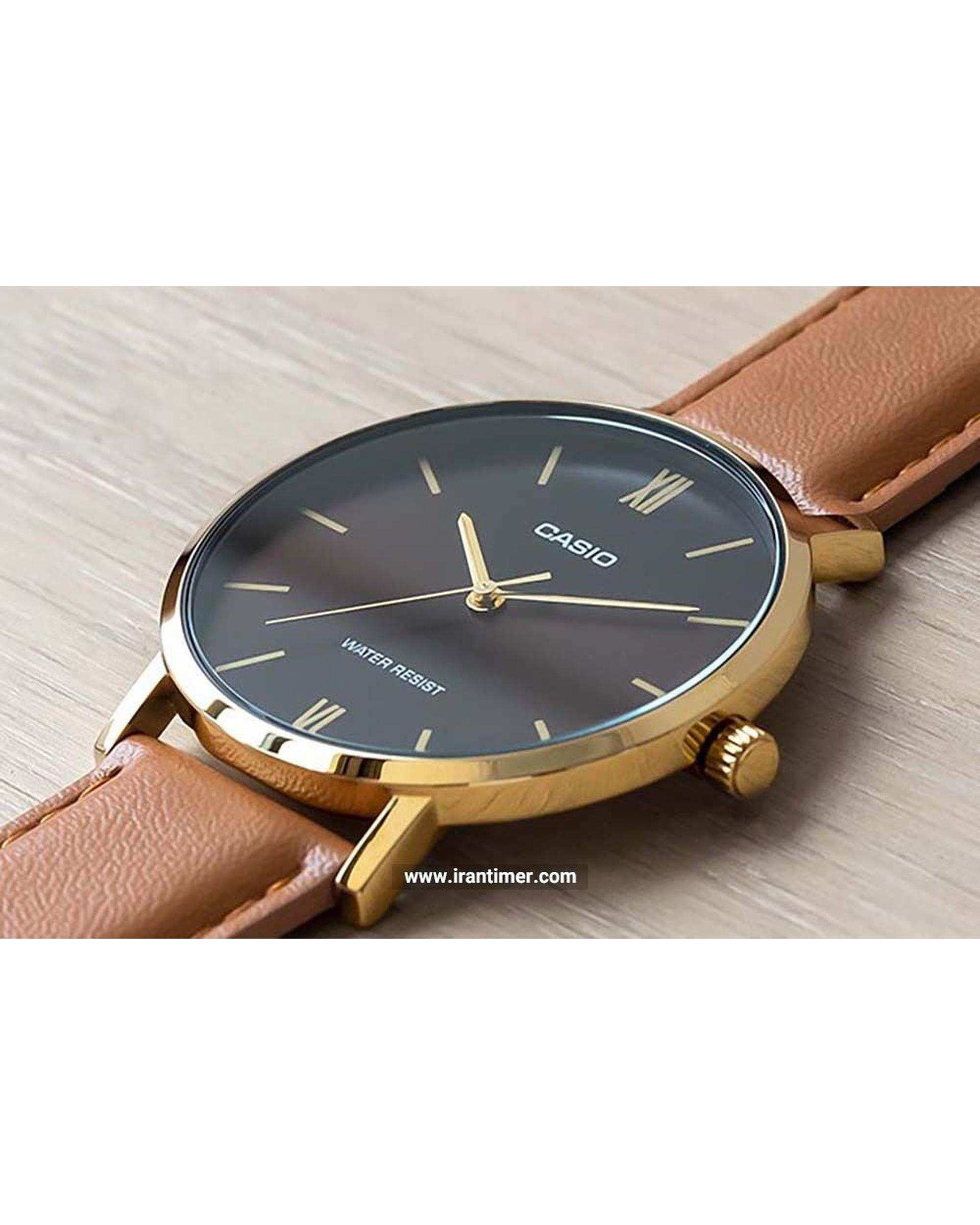 ساعت مچی مردانه عقربه ای کاسیو Casio مدلMTP-VT01GL-5BUDF