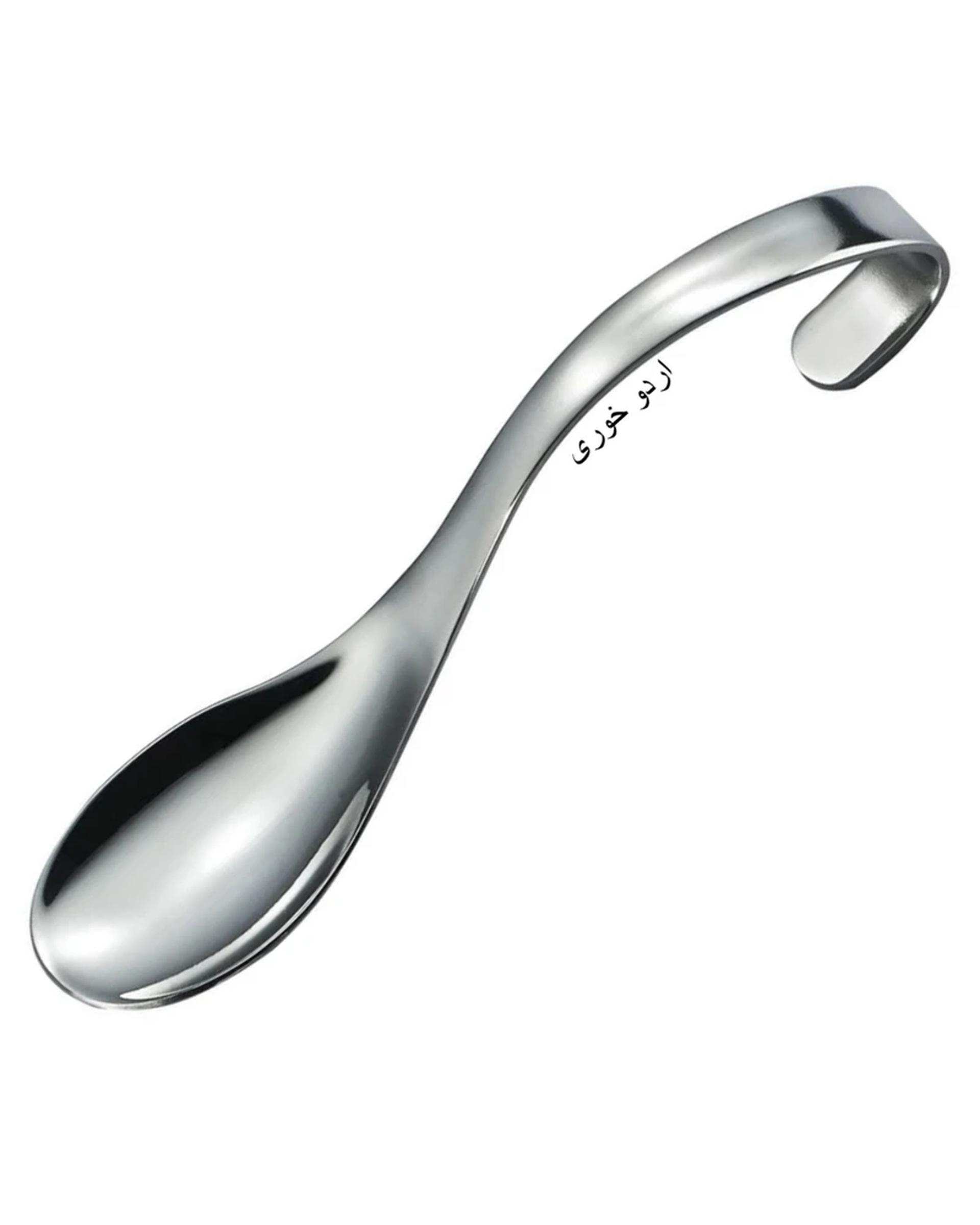 قاشق اردو خوری استیل جی فی نی GIFFINI مدل 253 مجموعه 3 عددی