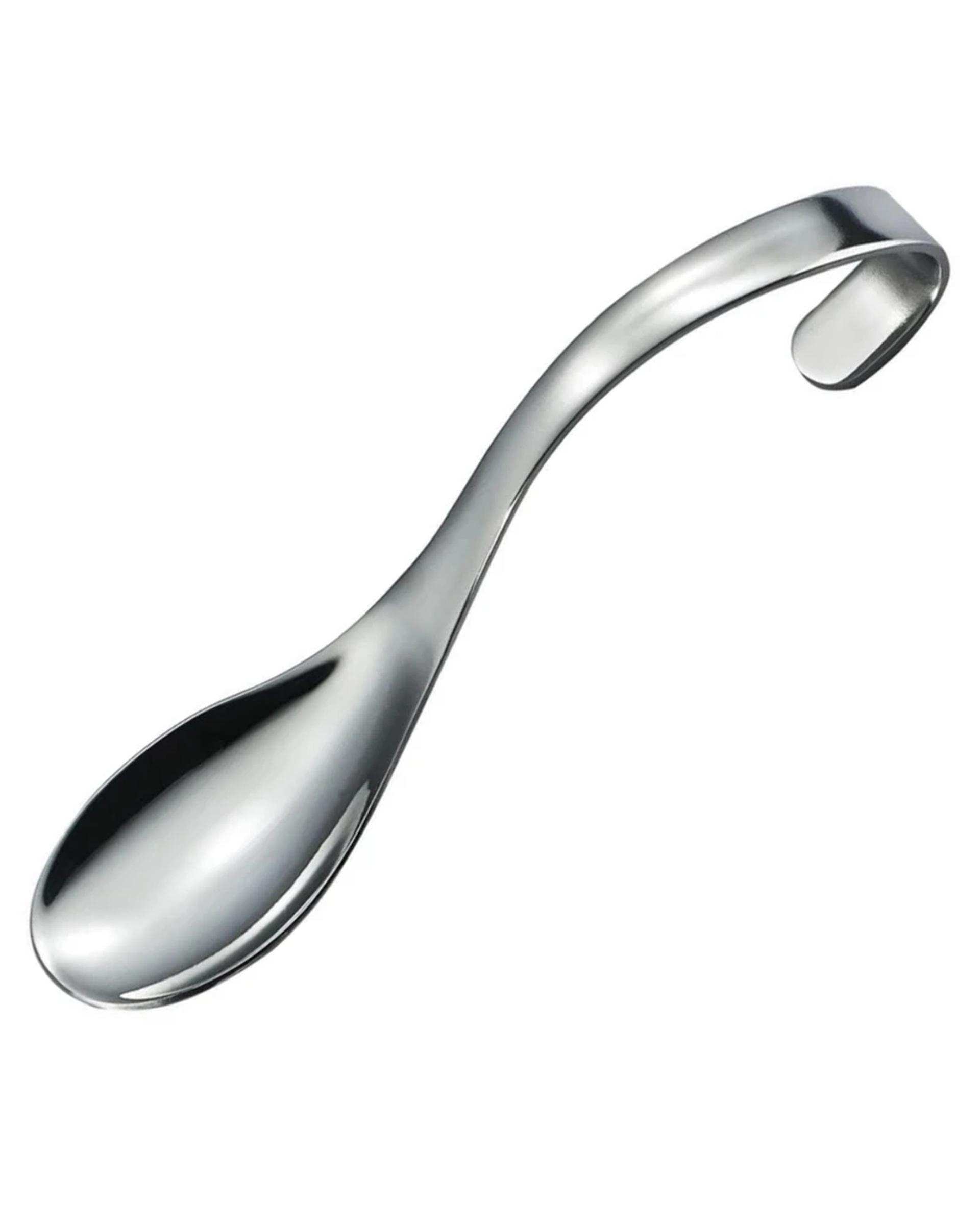 قاشق اردو خوری استیل جی فی نی GIFFINI مدل 253 مجموعه 3 عددی