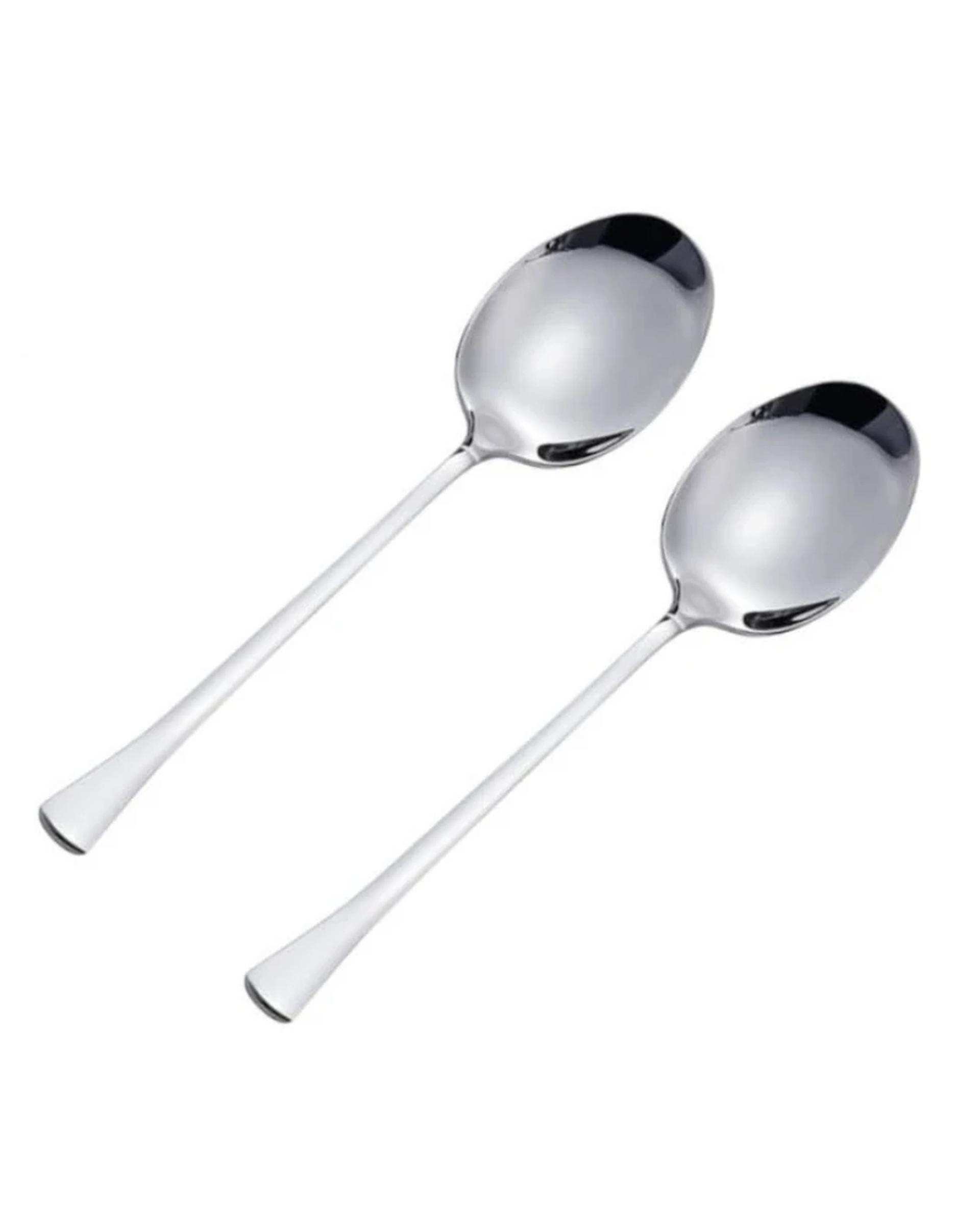 قاشق خورشت خوری استیل جی فی نی GIFFINI مدل 044 مجموعه 2 عددی