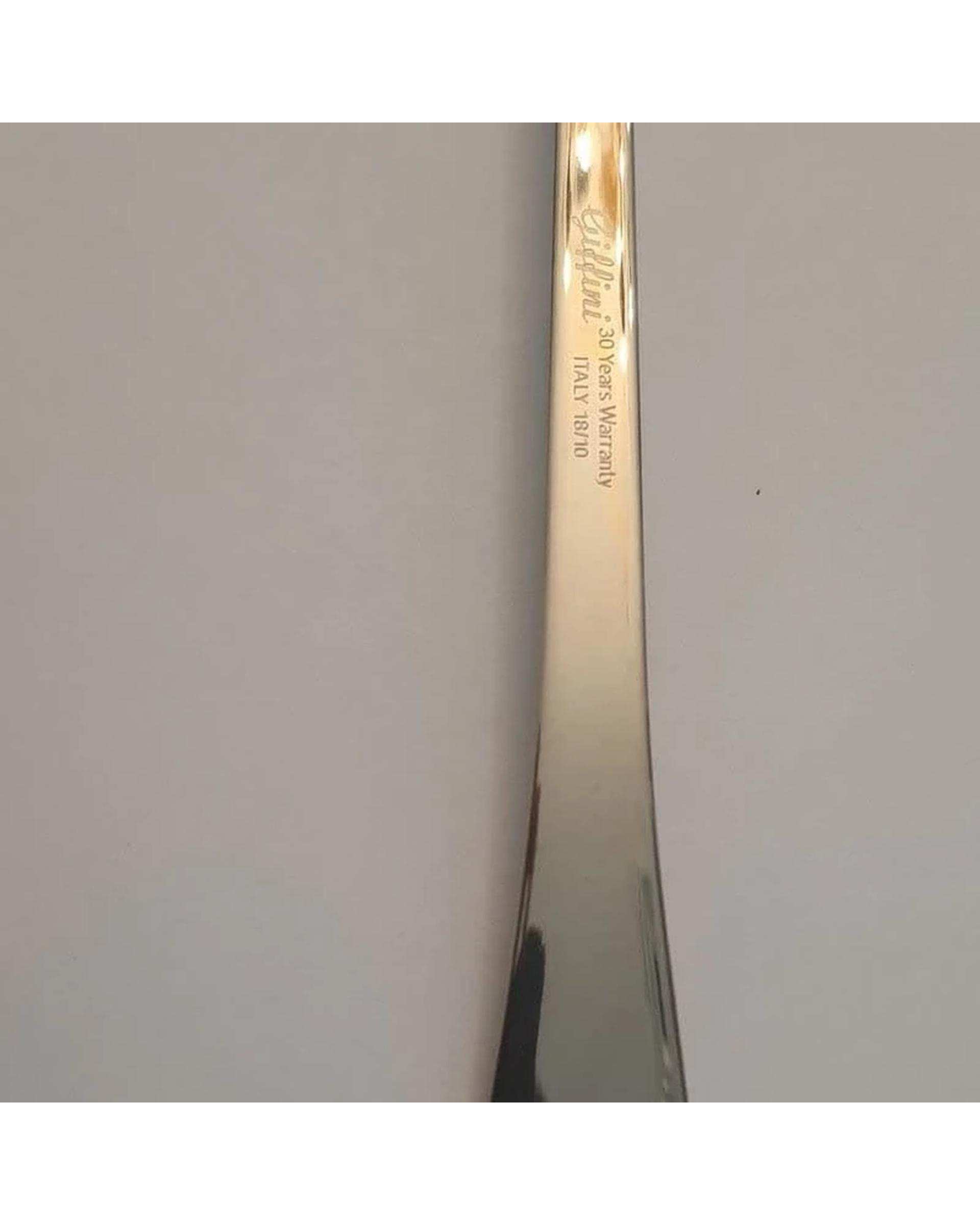 قاشق خورشت خوری استیل جی فی نی GIFFINI مدل 044 مجموعه 2 عددی