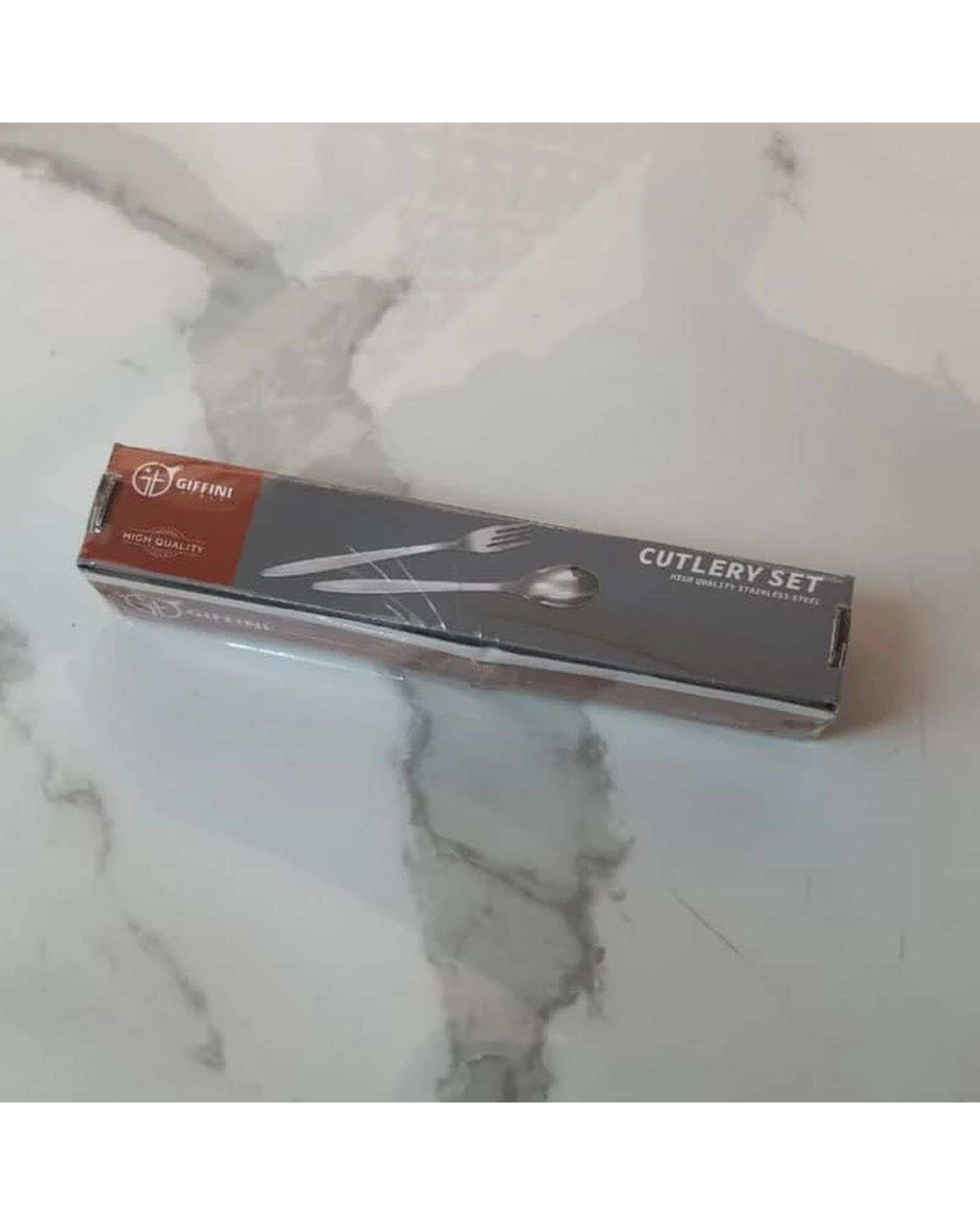 قاشق خورشت خوری استیل جی فی نی GIFFINI مدل 044 مجموعه 2 عددی