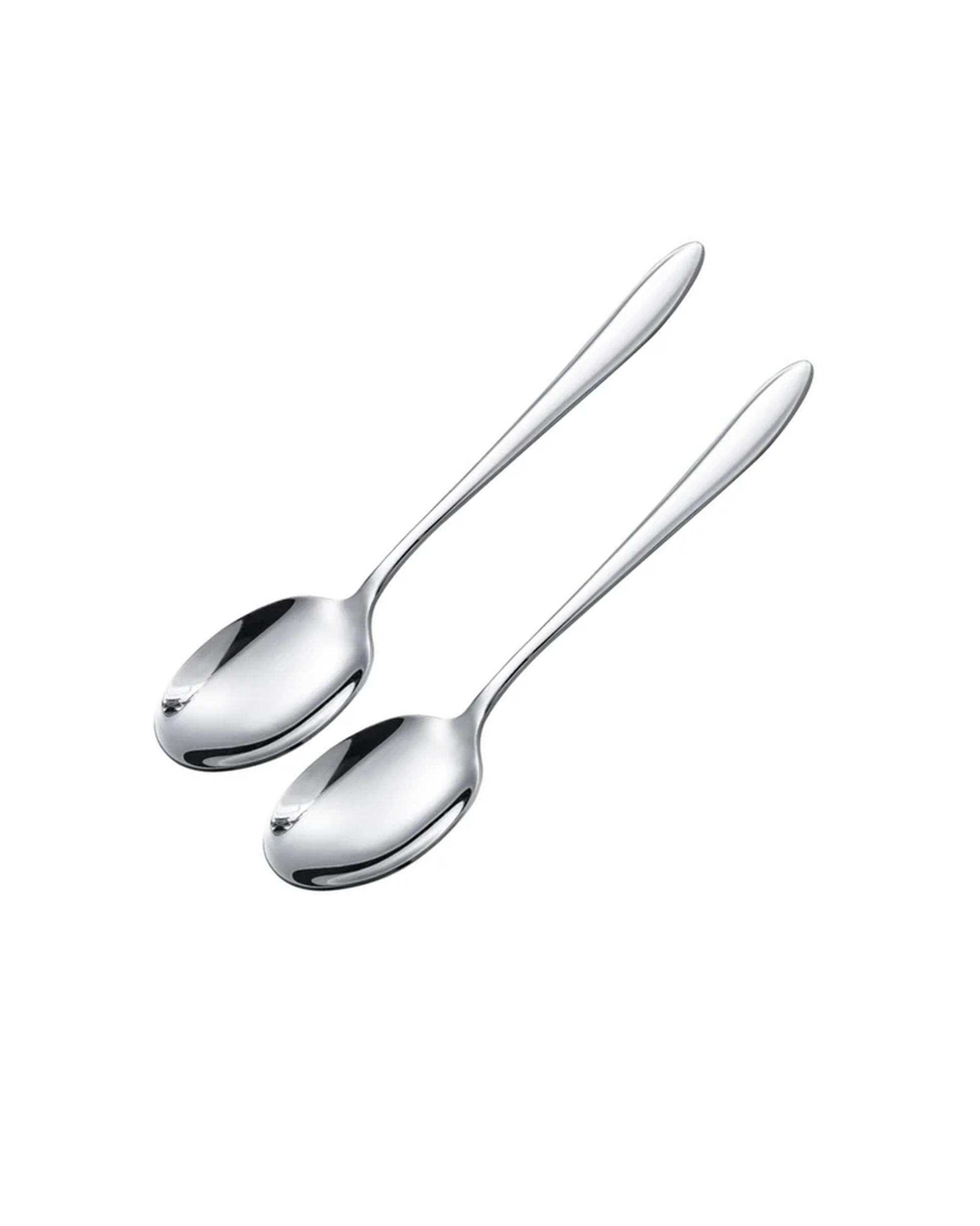 قاشق خورشت خوری استیل جی فی نی GIFFINI مدل 005 مجموعه 2 عددی