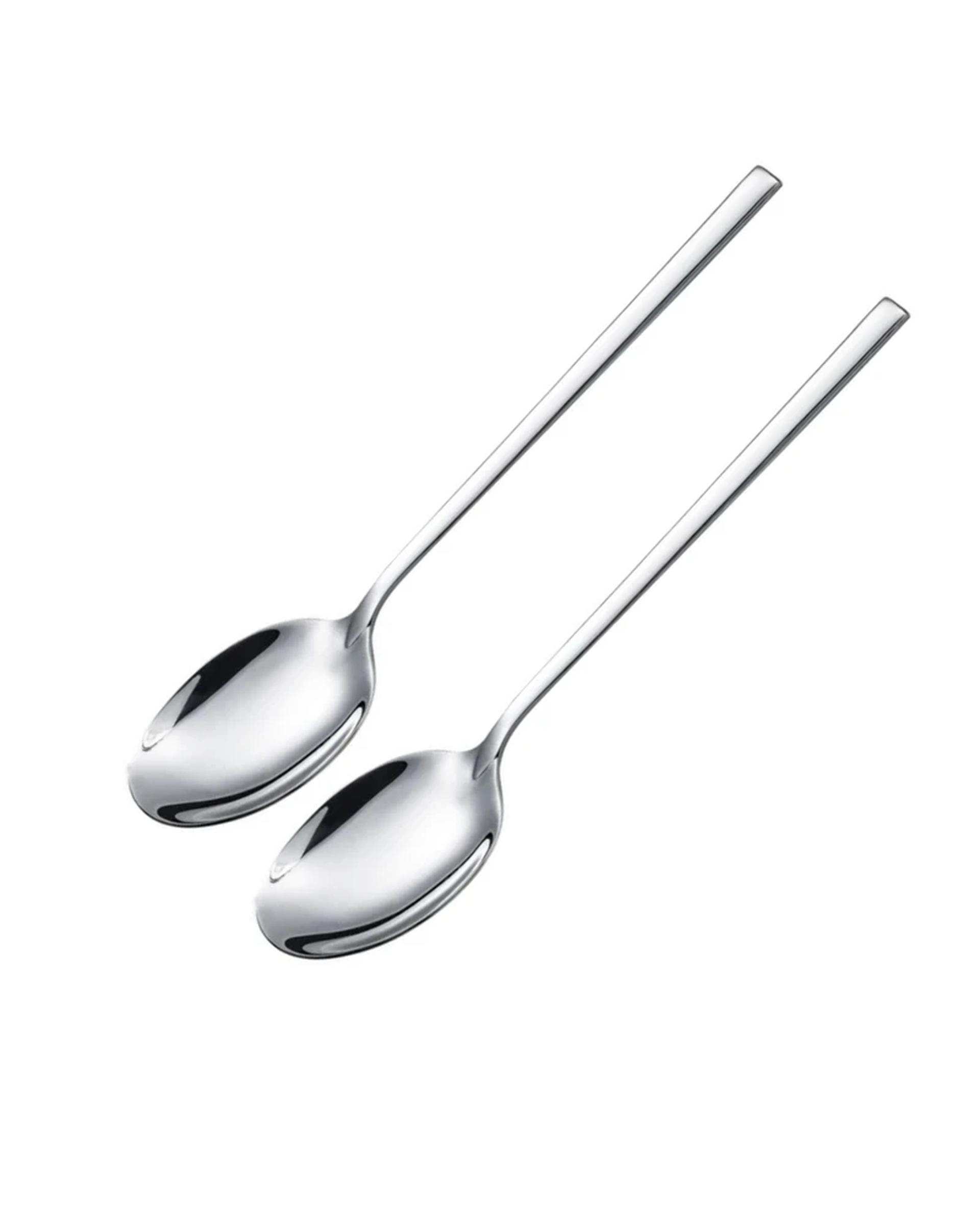 قاشق خورشت خوری استیل جی فی نی GIFFINI مدل 053 مجموعه 2 عددی