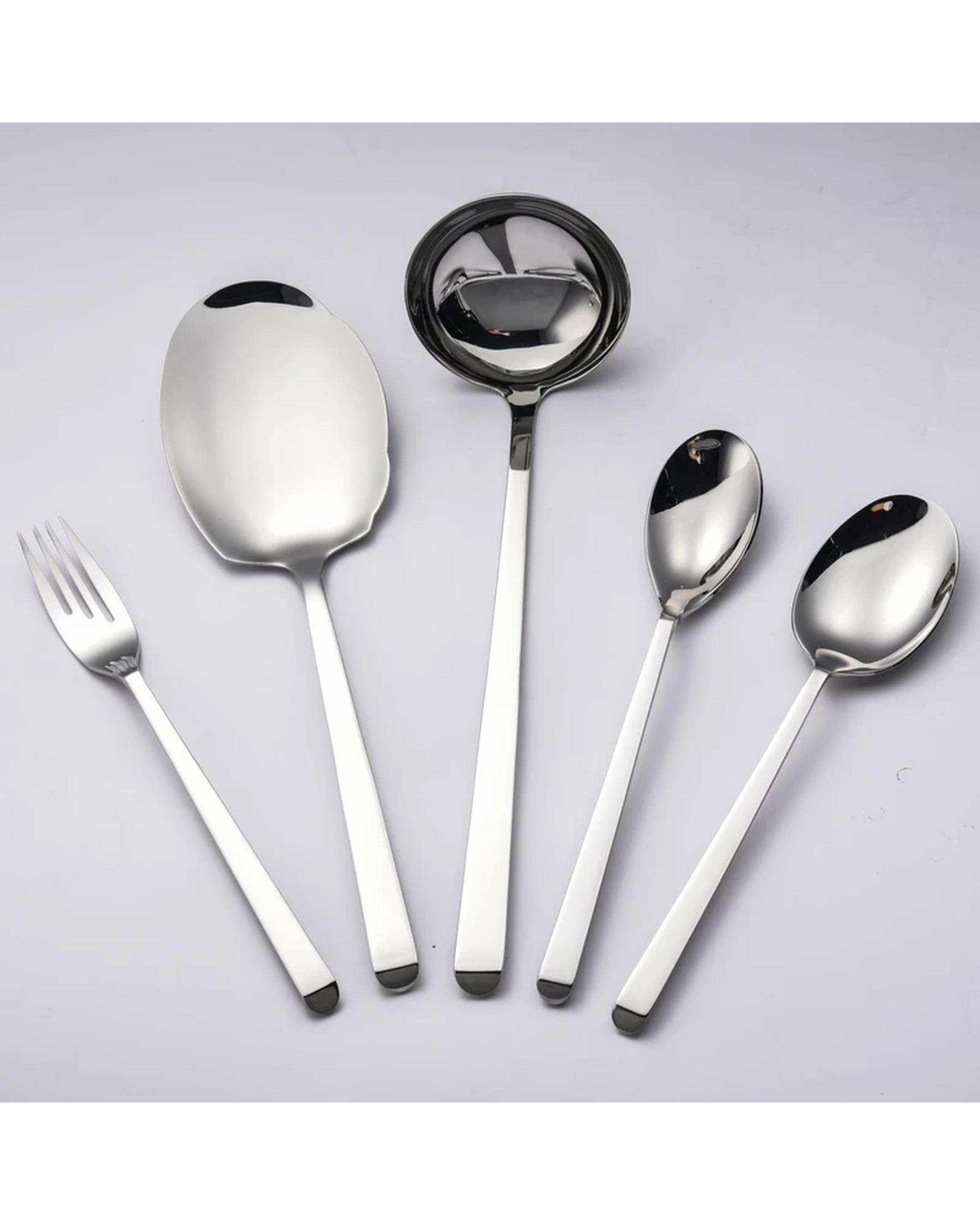 سرویس قاشق و چنگال 142 پارچه استیل جی فی نی GIFFINI مدل G-01