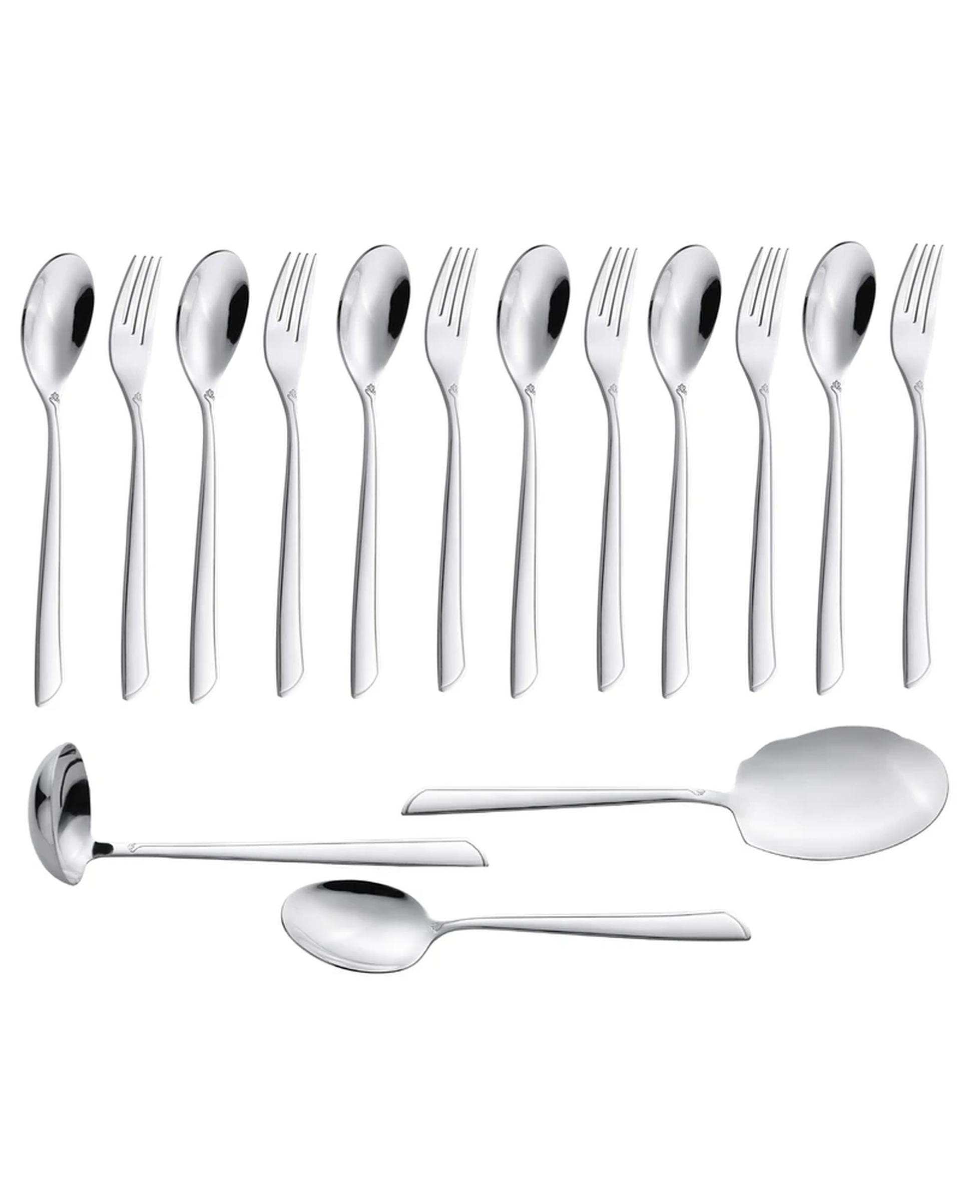 سرویس قاشق و چنگال 15 پارچه استیل جی فی نی GIFFINI مدل G-252