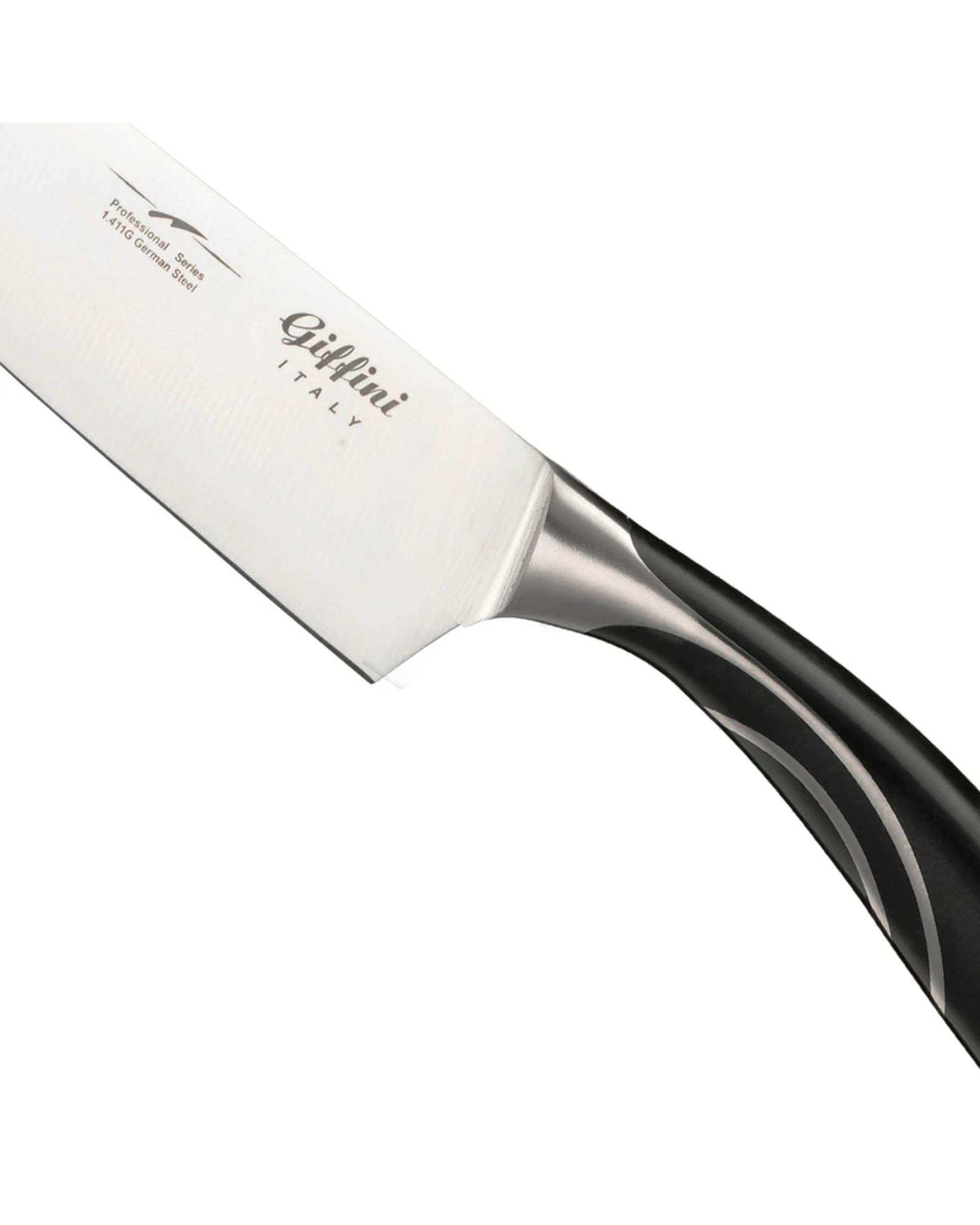 ست چاقو آشپزخانه 4 پارچه مشکی جی فی نی GIFFINI مدل G-04 PLUS