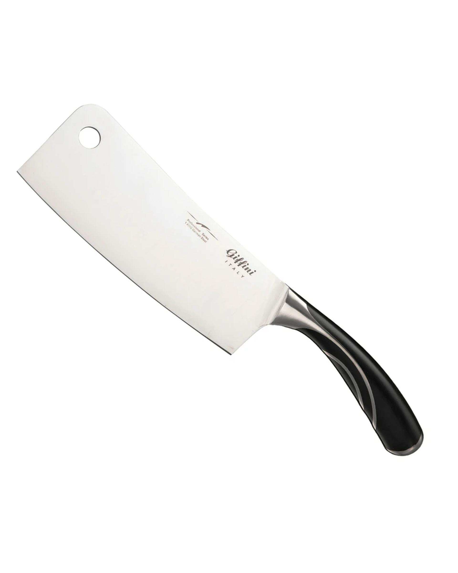 ساطور آشپزخانه مشکی جی فی نی GIFFINI مدل F-CLEAVER