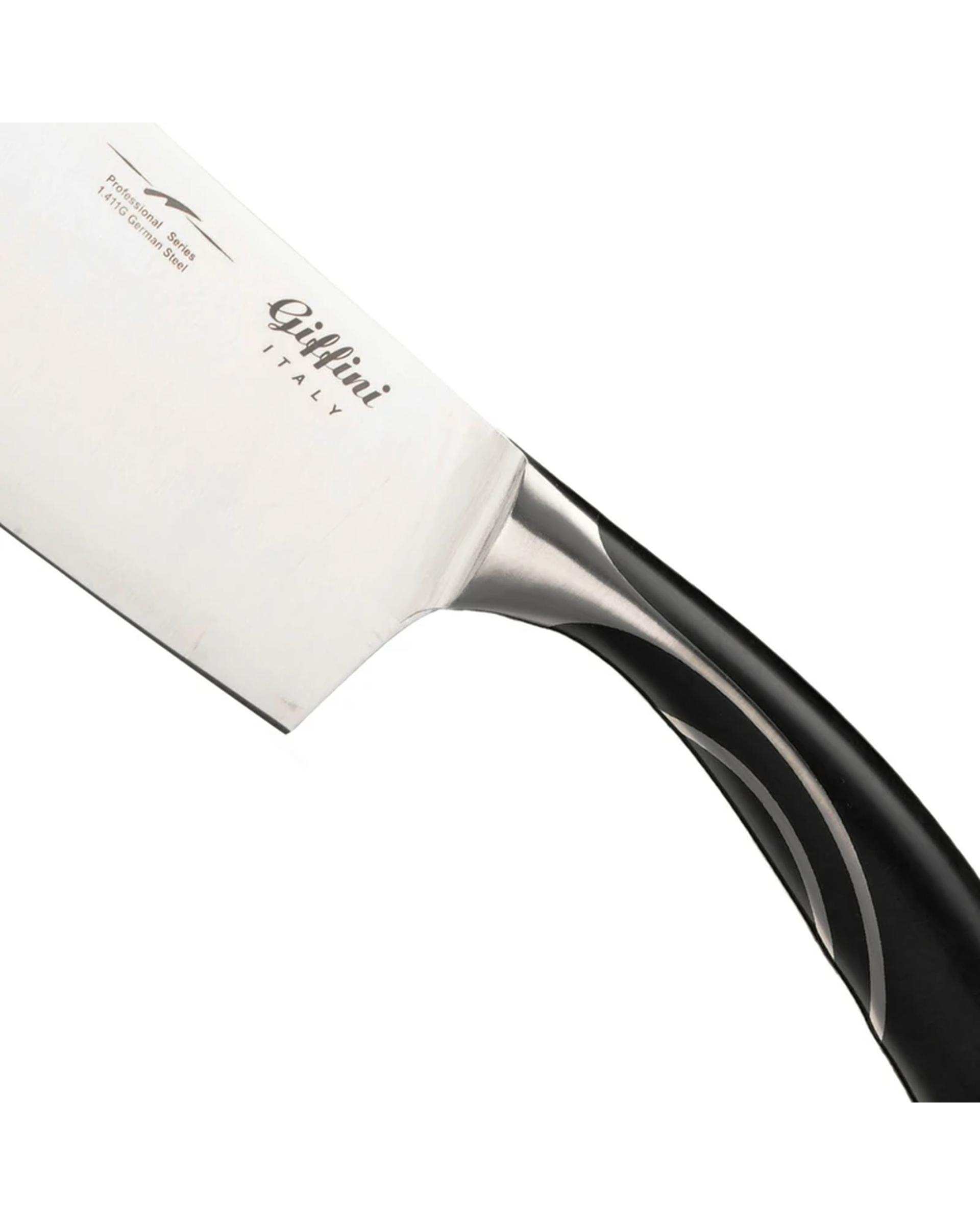 ساطور آشپزخانه مشکی جی فی نی GIFFINI مدل F-CLEAVER