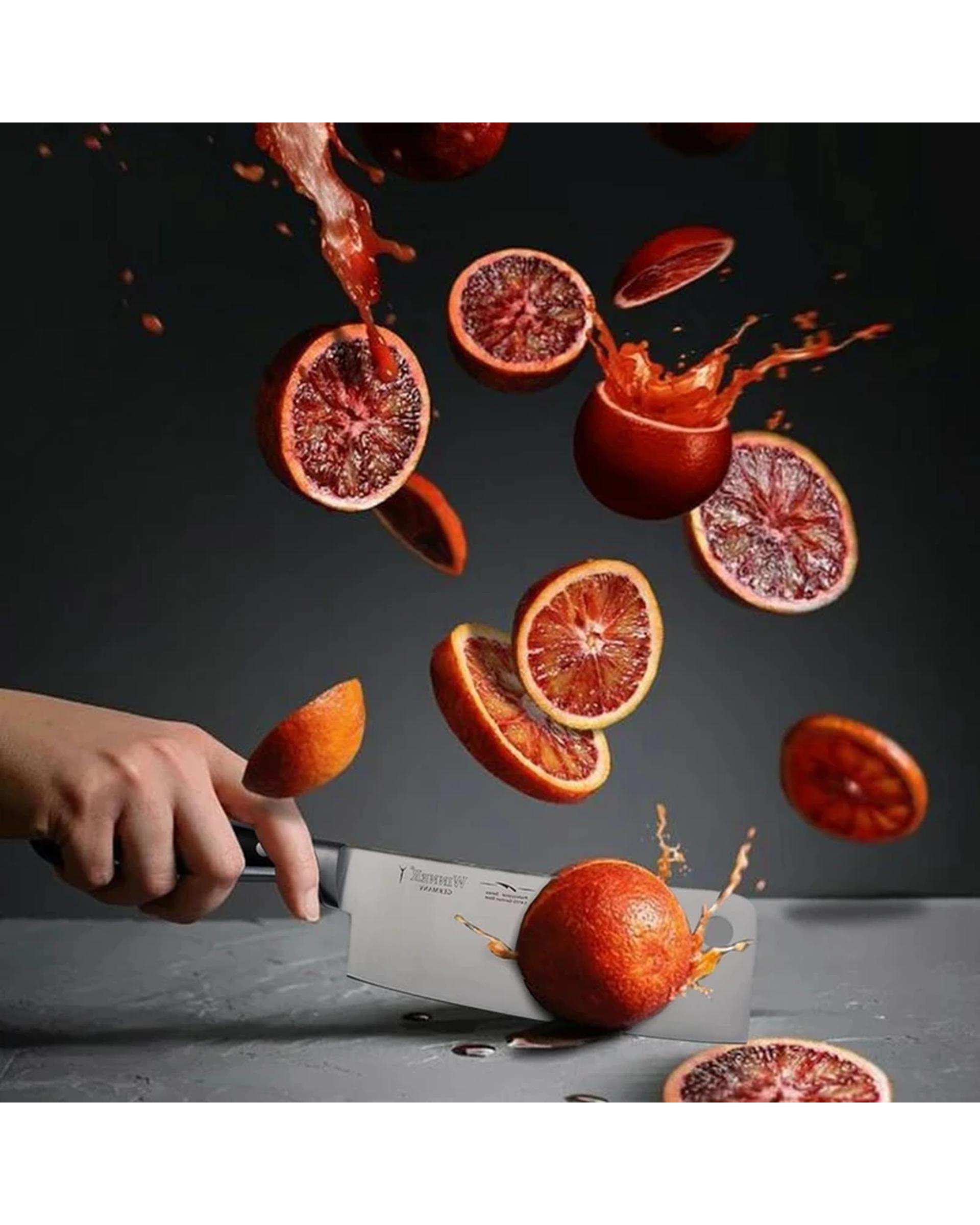 سرویس چاقو آشپزخانه 9 پارچه استیل جی فی نی GIFFINI مدل GS-02