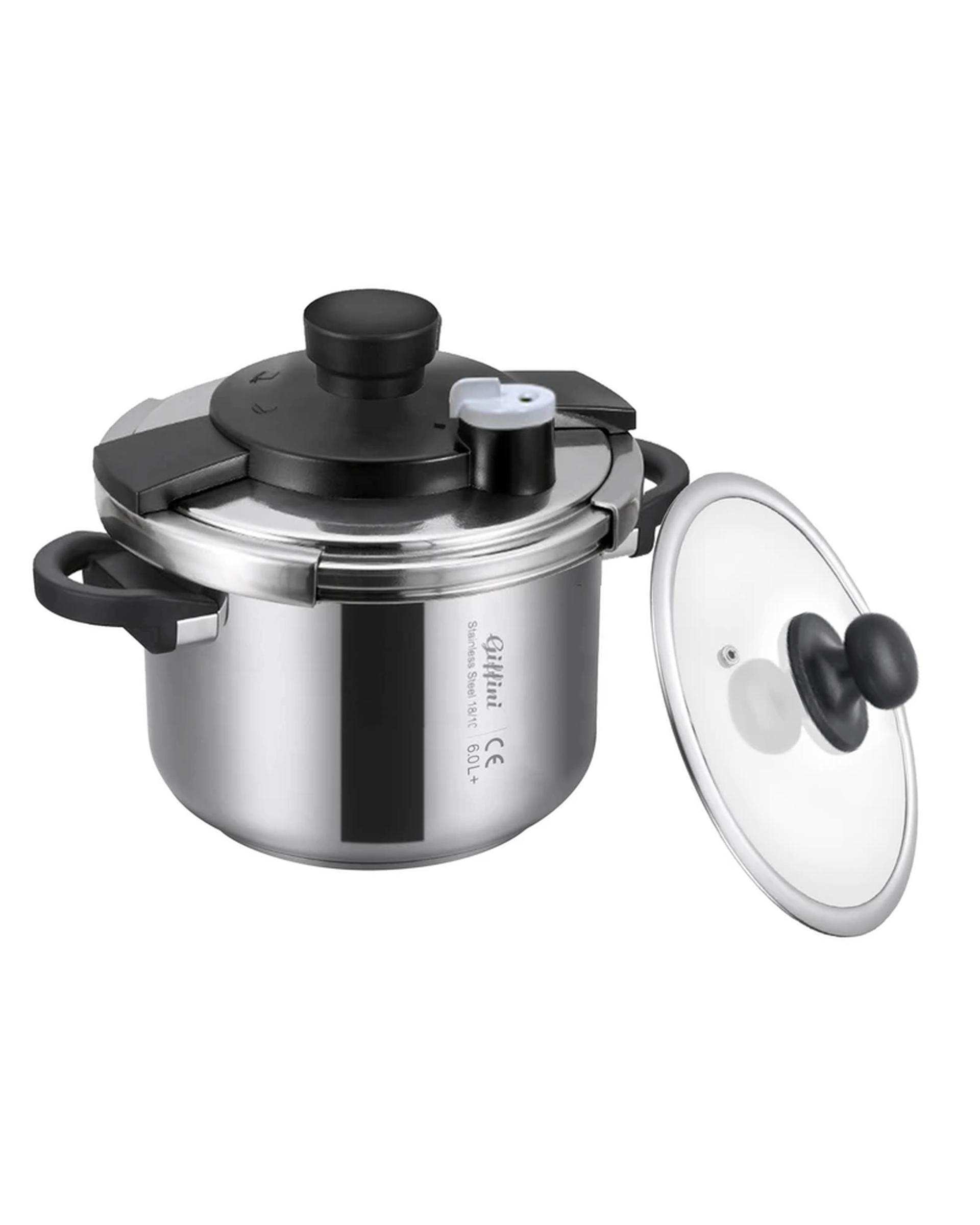 زودپز مشکی جی فی نی GIFFINI مدل SS-01 گنجایش 6 لیتر