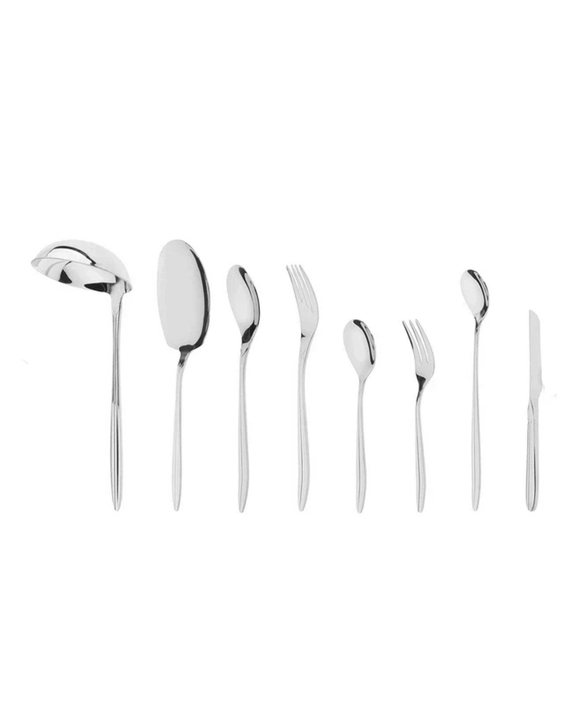 سرویس قاشق و چنگال 38 پارچه استیل جی فی نی GIFFINI مدل G-03 لاکچری