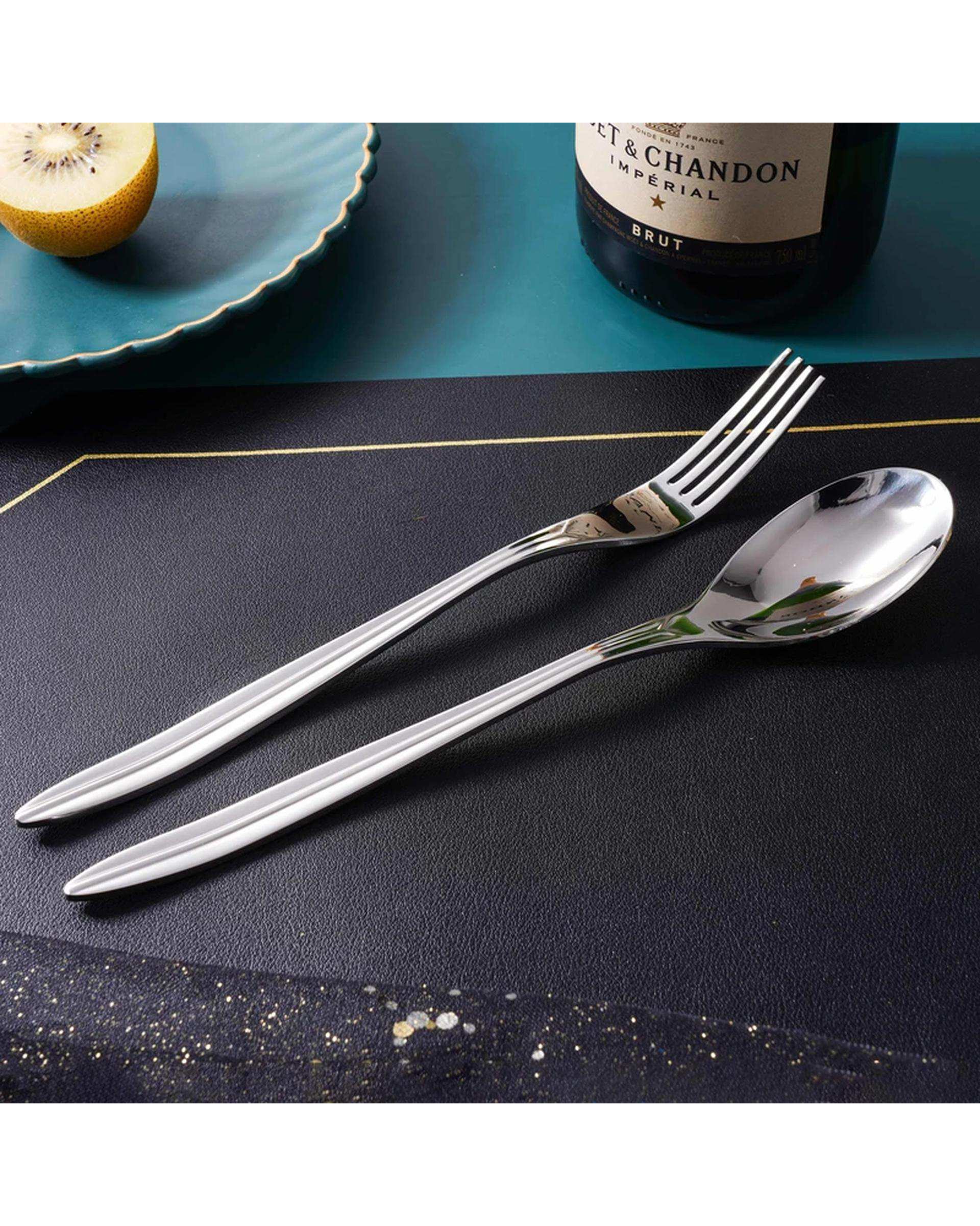 سرویس قاشق و چنگال 38 پارچه استیل جی فی نی GIFFINI مدل G-03 لاکچری