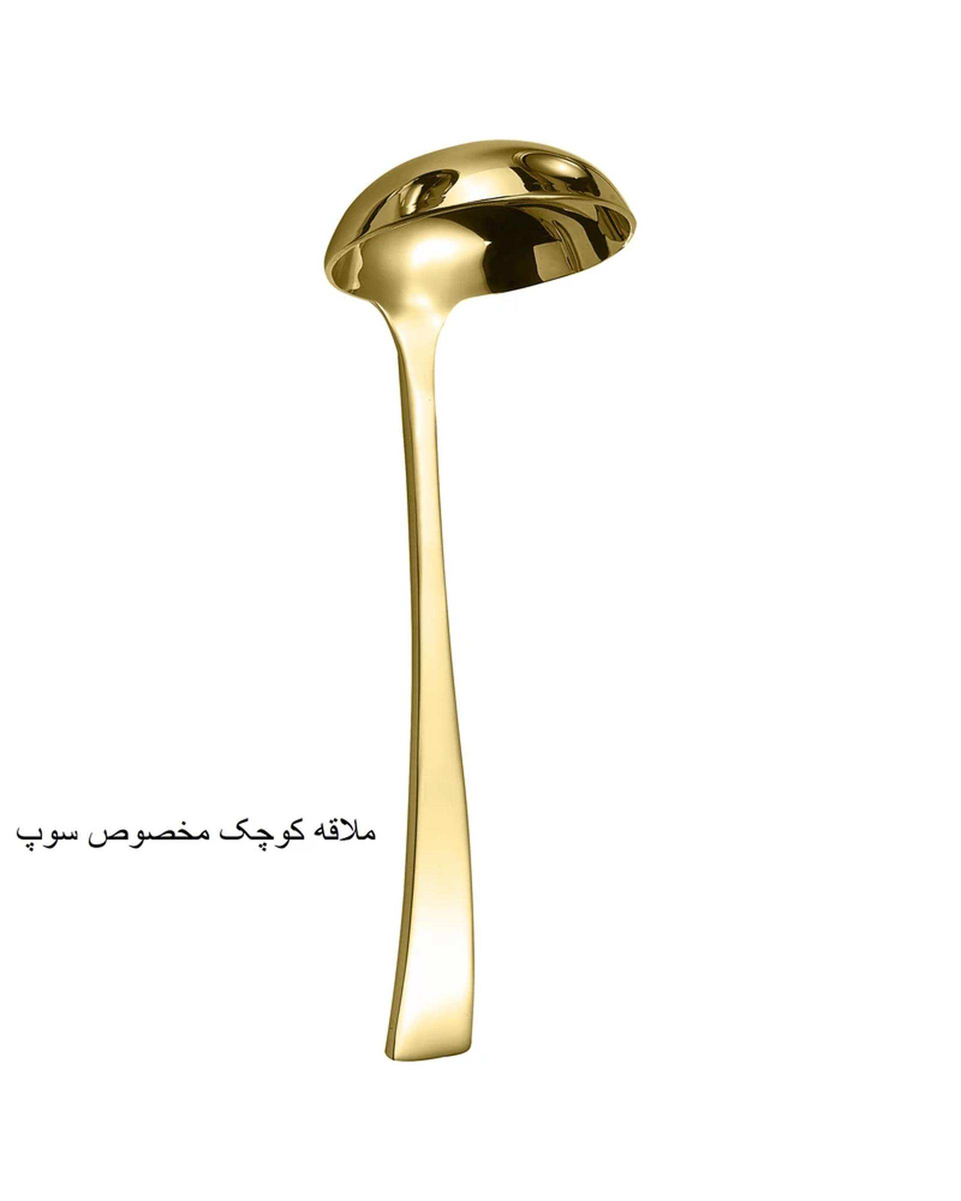 سرویس قاشق و چنگال 141 پارچه طلایی جی فی نی GIFFINI مدل R-941 لاکچری