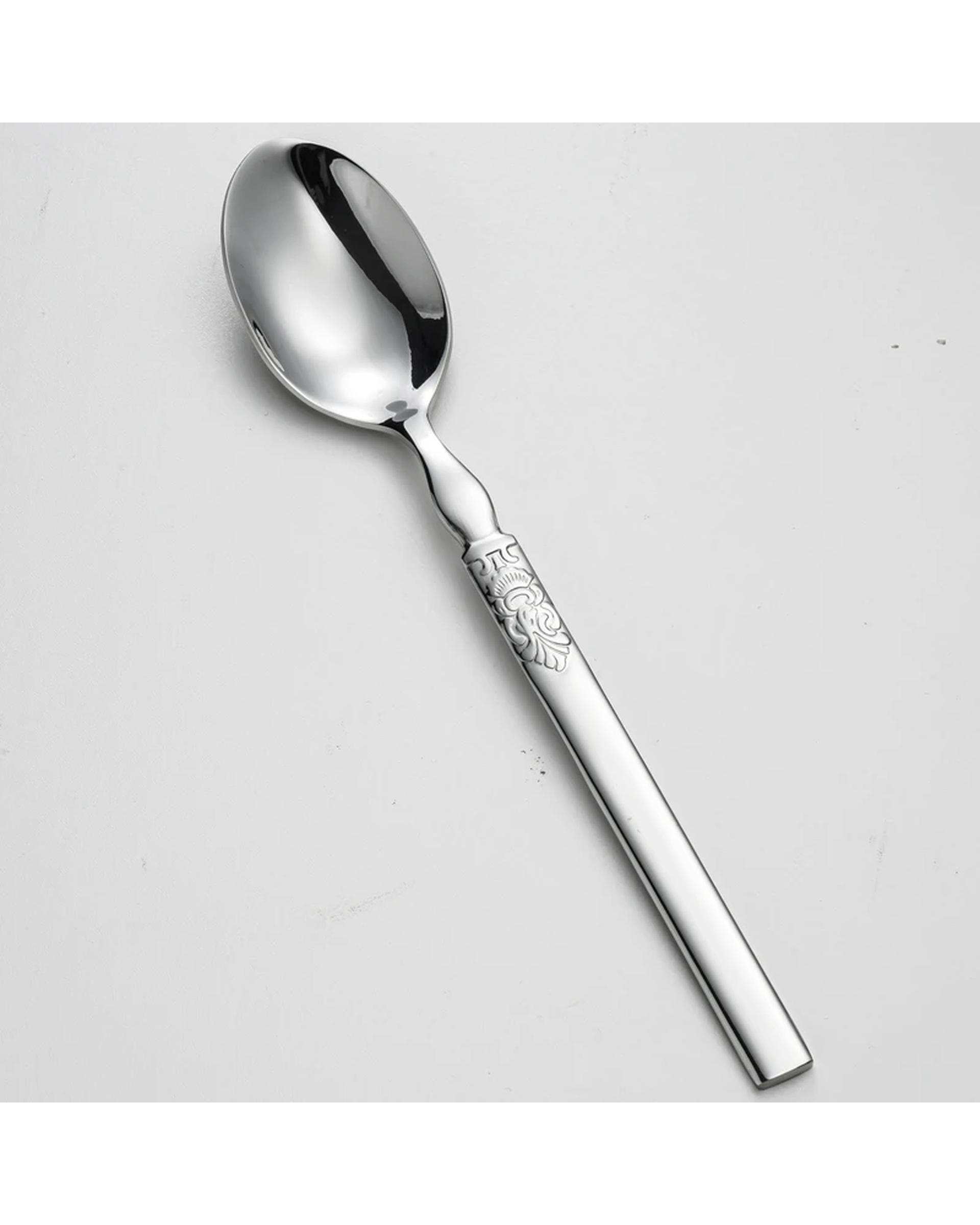 سرویس قاشق و چنگال 4 پارچه استیل جی فی نی GIFFINI مدل 55
