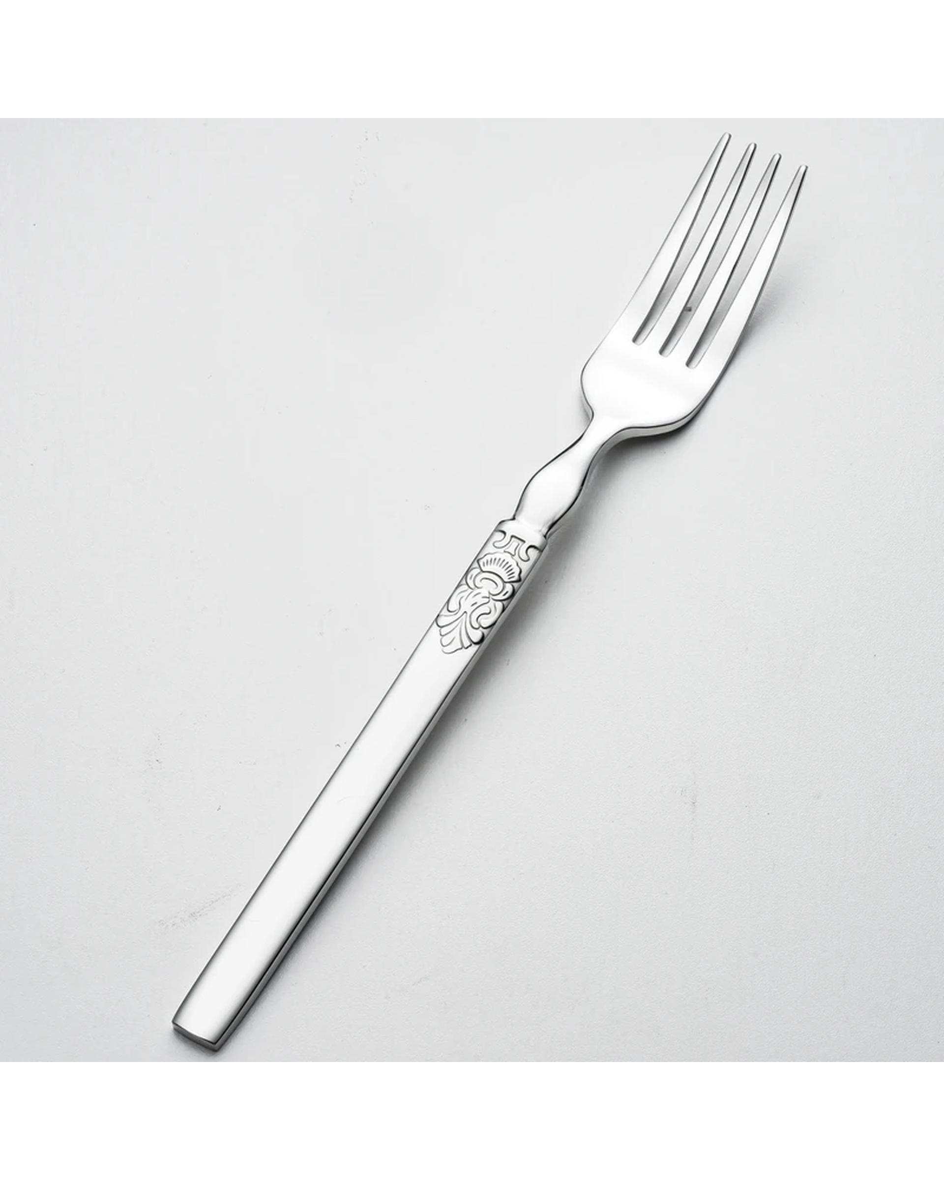 سرویس قاشق و چنگال 4 پارچه استیل جی فی نی GIFFINI مدل 55