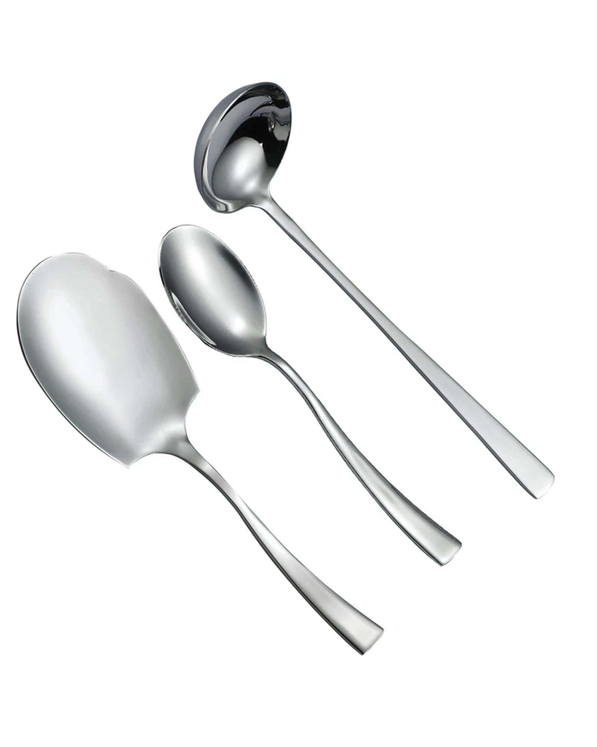 سرویس قاشق و چنگال 142 پارچه استیل جی فی نی GIFFINI مدل L-85 لاکچری