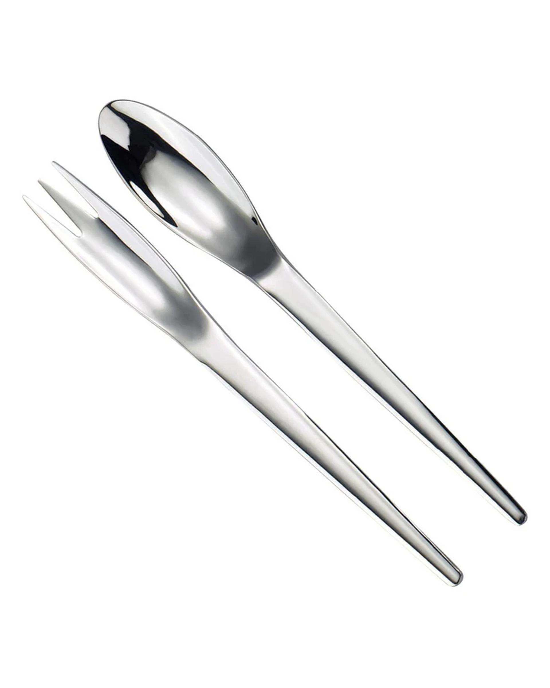 سرویس قاشق و چنگال 10 پارچه استیل جی فی نی GIFFINI مدل 194 رژیمی