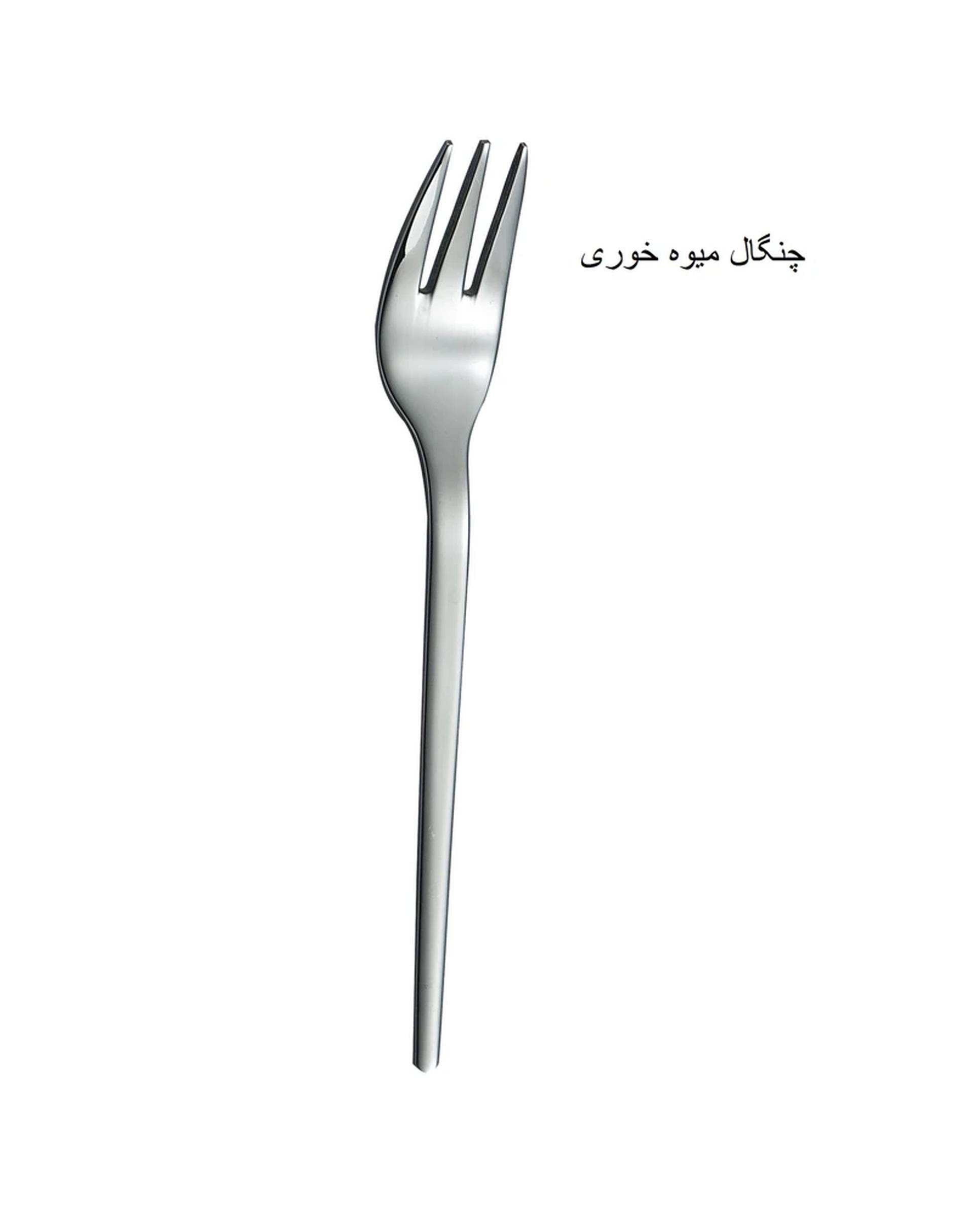 سرویس قاشق و چنگال 5 پارچه استیل جی فی نی GIFFINI مدل 168