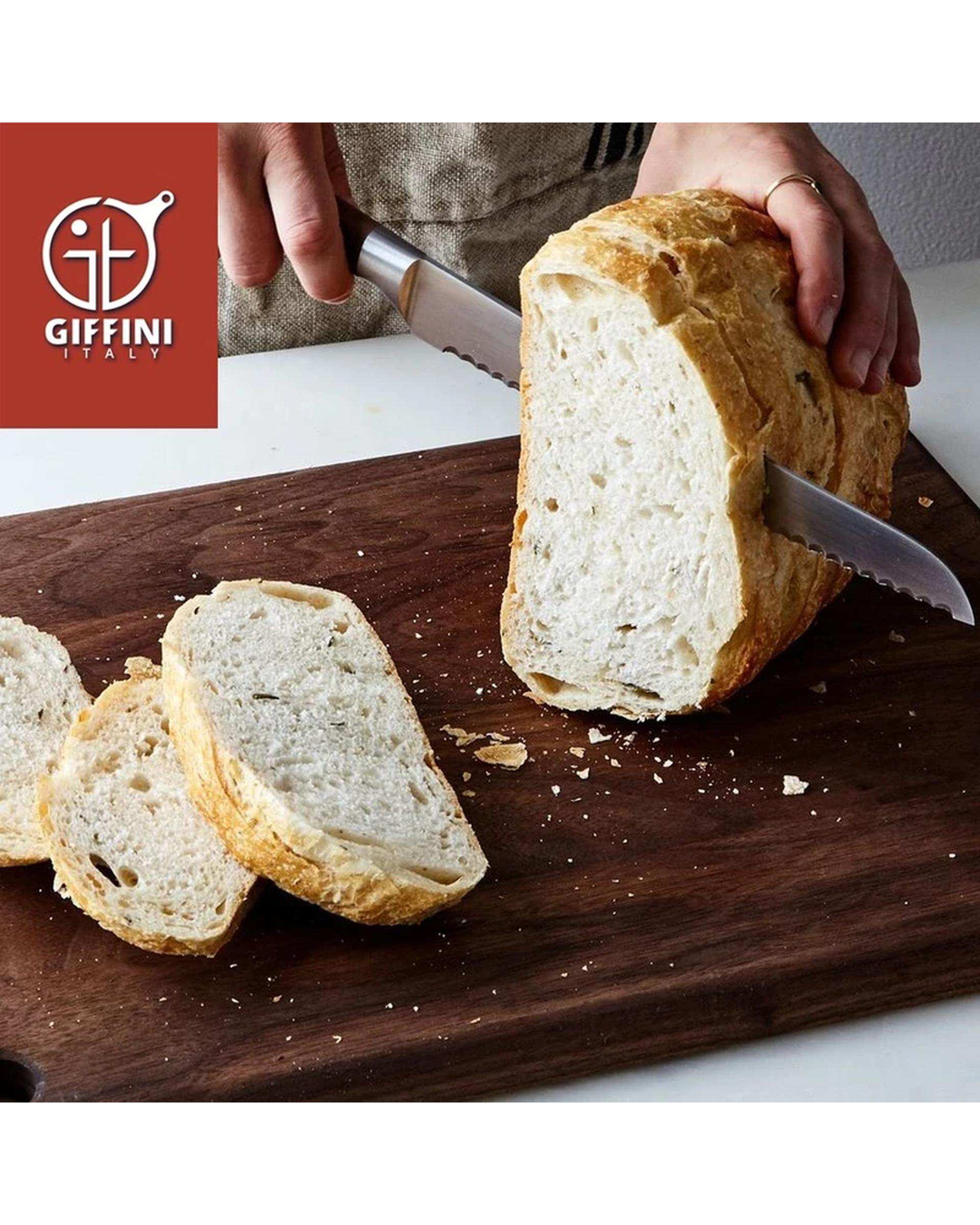 سرویس چاقو آشپزخانه 8 پارچه مشکی جی فی نی GIFFINI کد 108H
