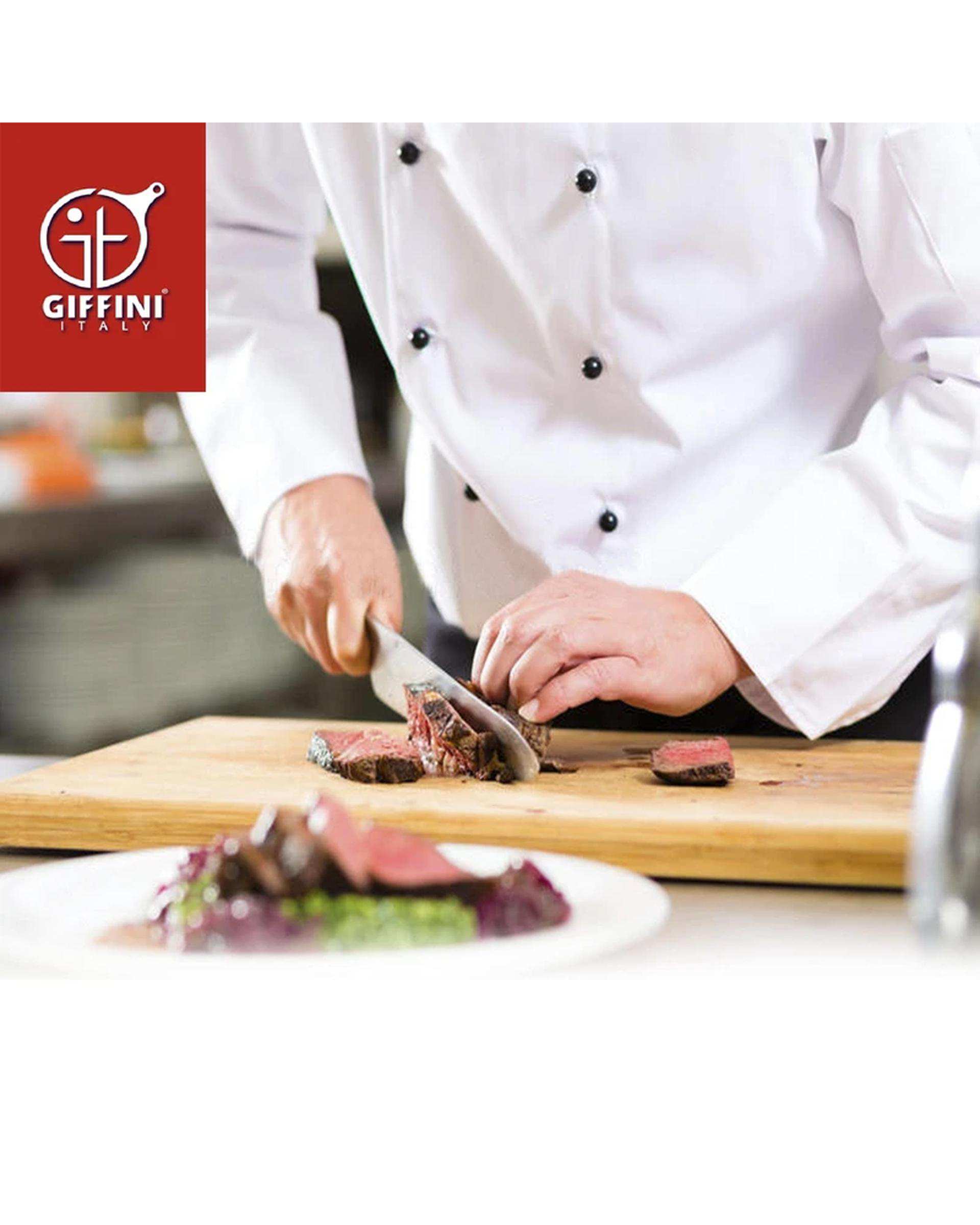 چاقو آشپزخانه استیل سانتاکو جی فی نی GIFFINI کد 5-2220