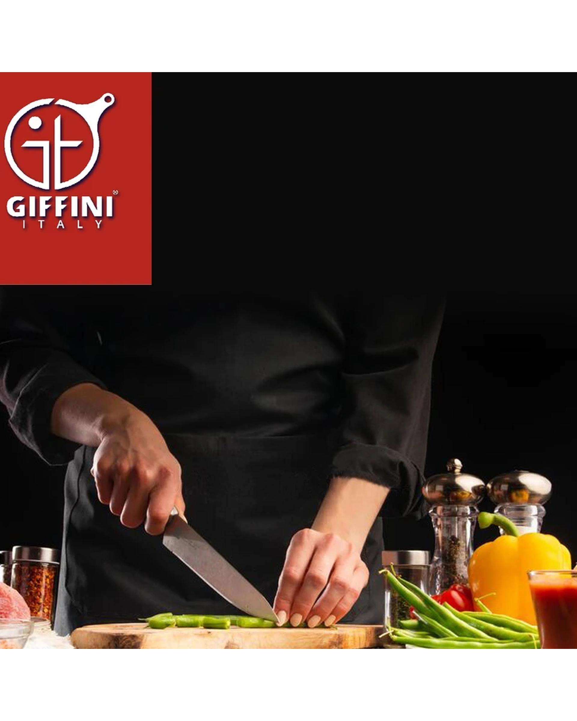 چاقو آشپزخانه استیل سانتاکو جی فی نی GIFFINI کد 5-2220