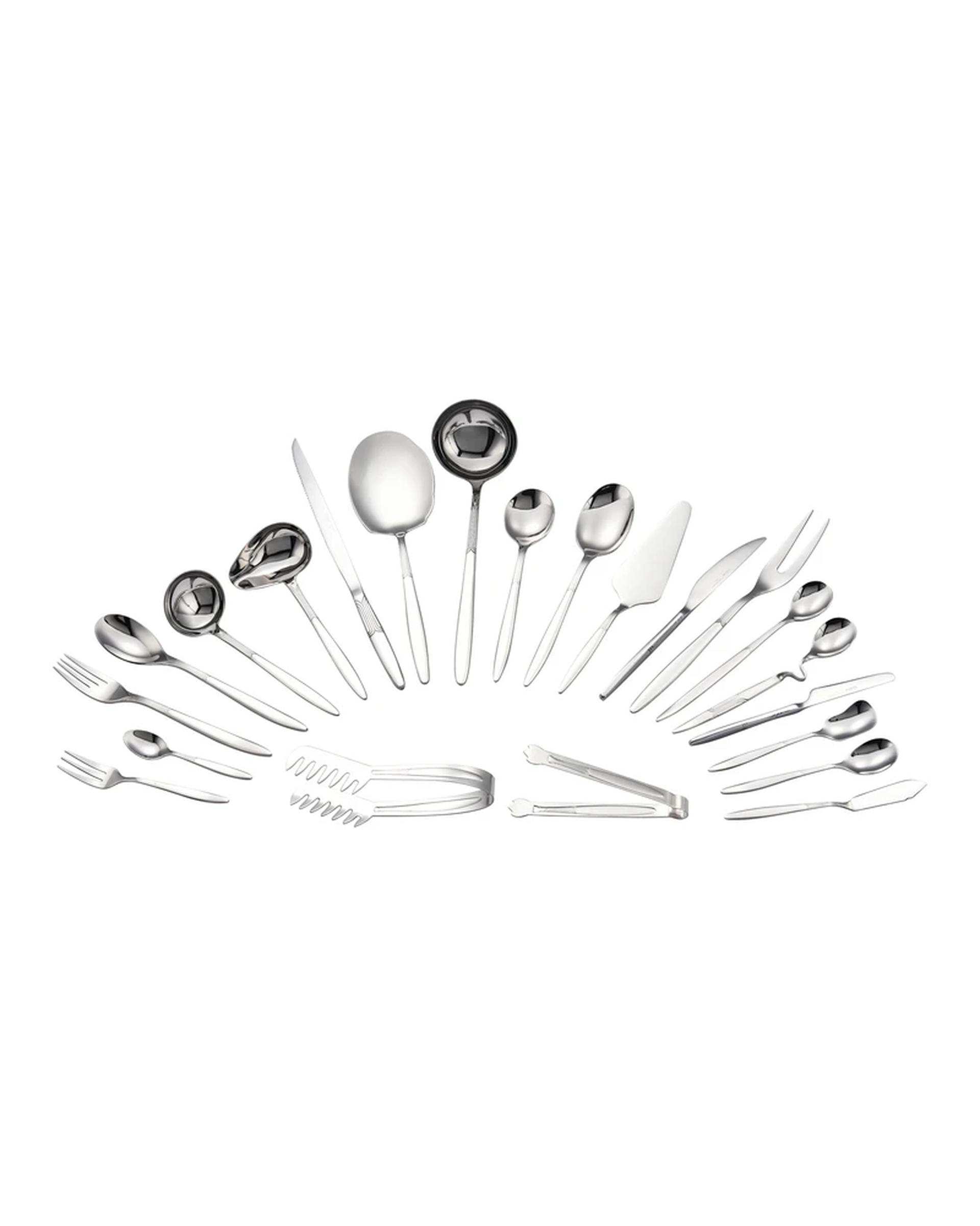 سرویس قاشق و چنگال 149 پارچه استیل جی فی نی GIFFINI مدل G-02 لاکچری
